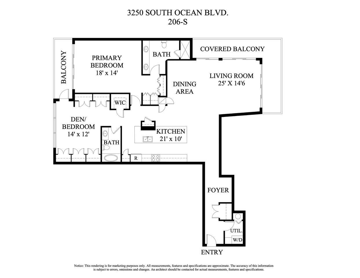 3250 S Ocean Boulevard 206s