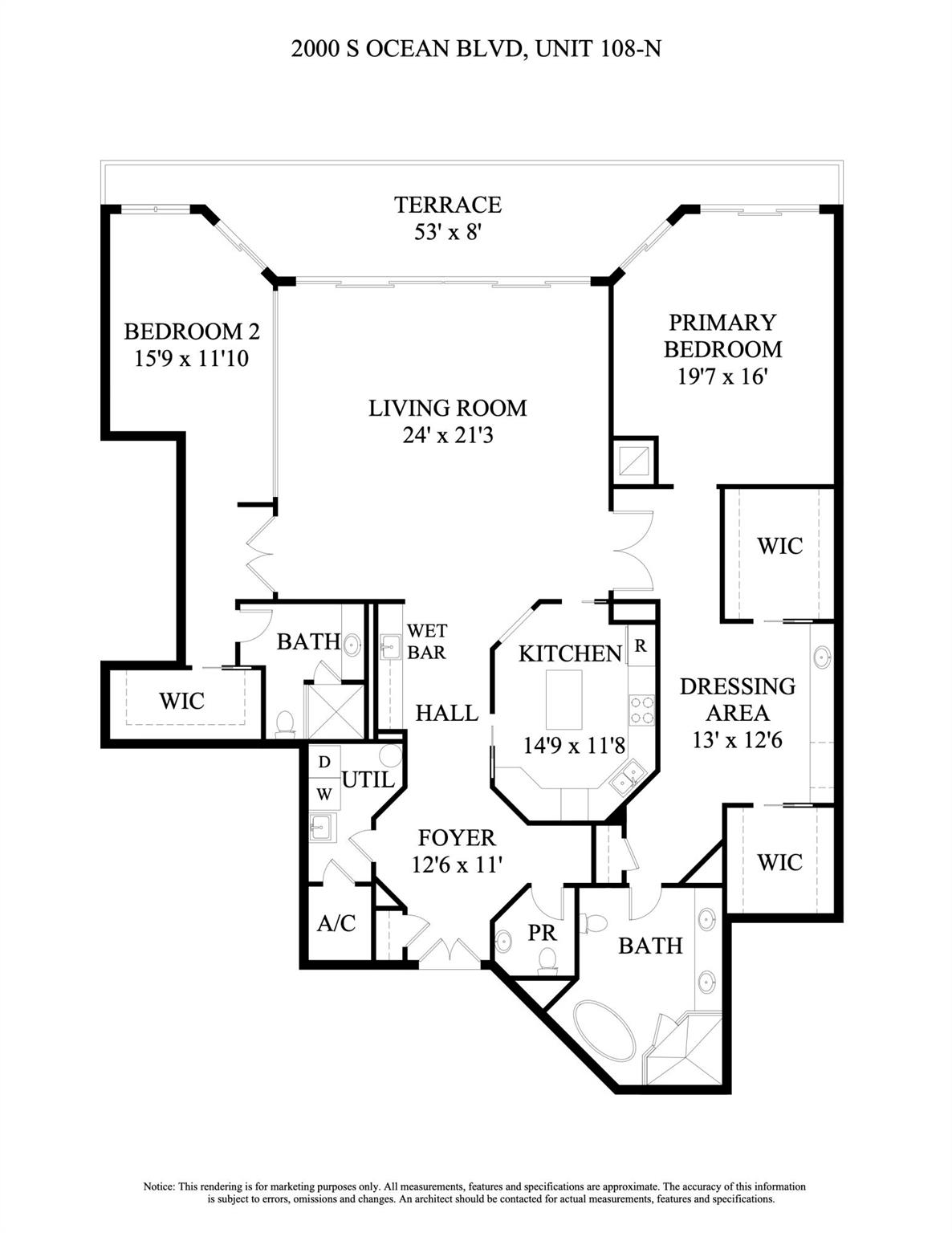 2000 S Ocean Boulevard Unit: 108n