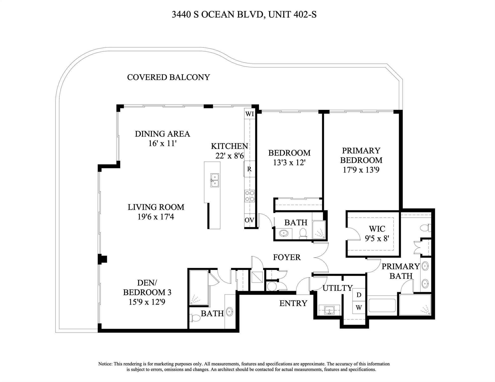 3440 S Ocean Boulevard 402s