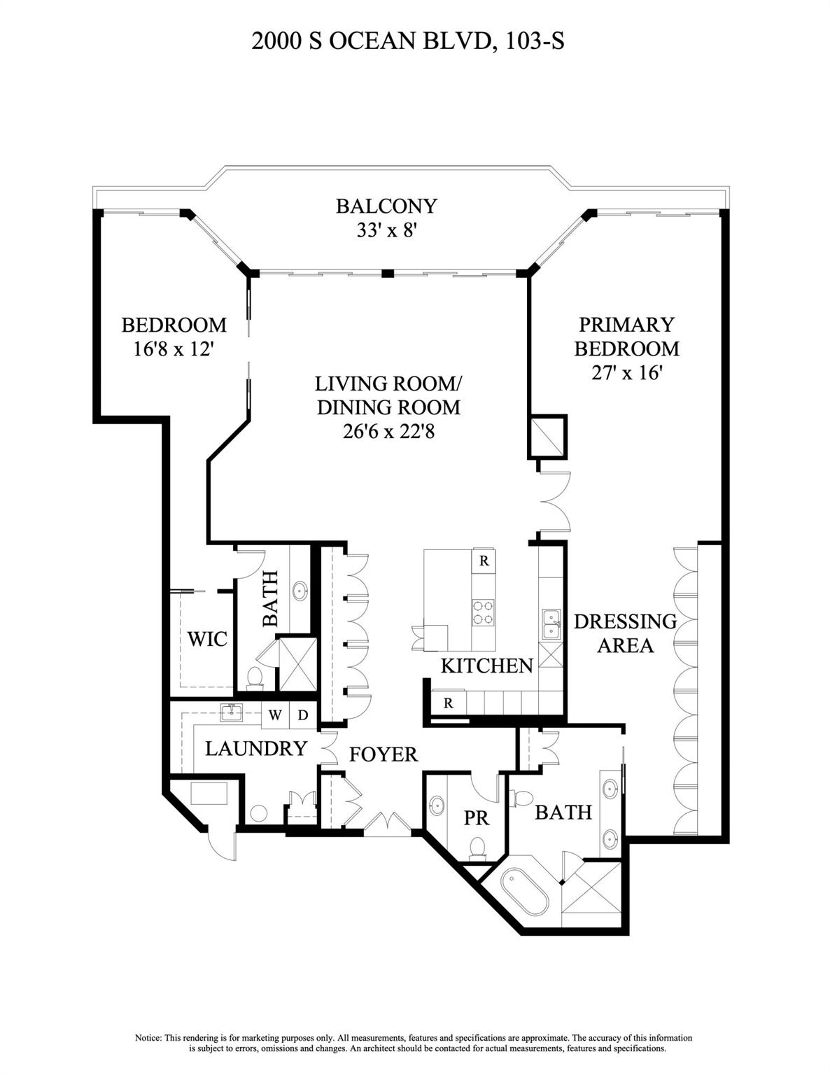 2000 S Ocean Boulevard 103s