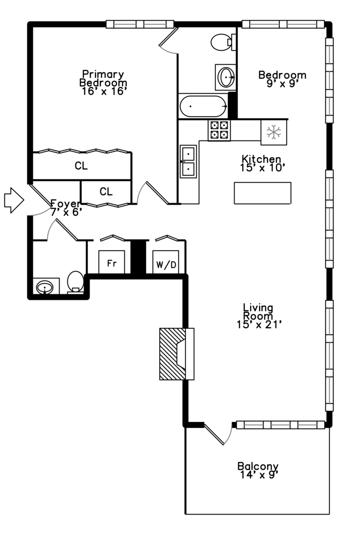 909 W Washington Boulevard Unit: 605