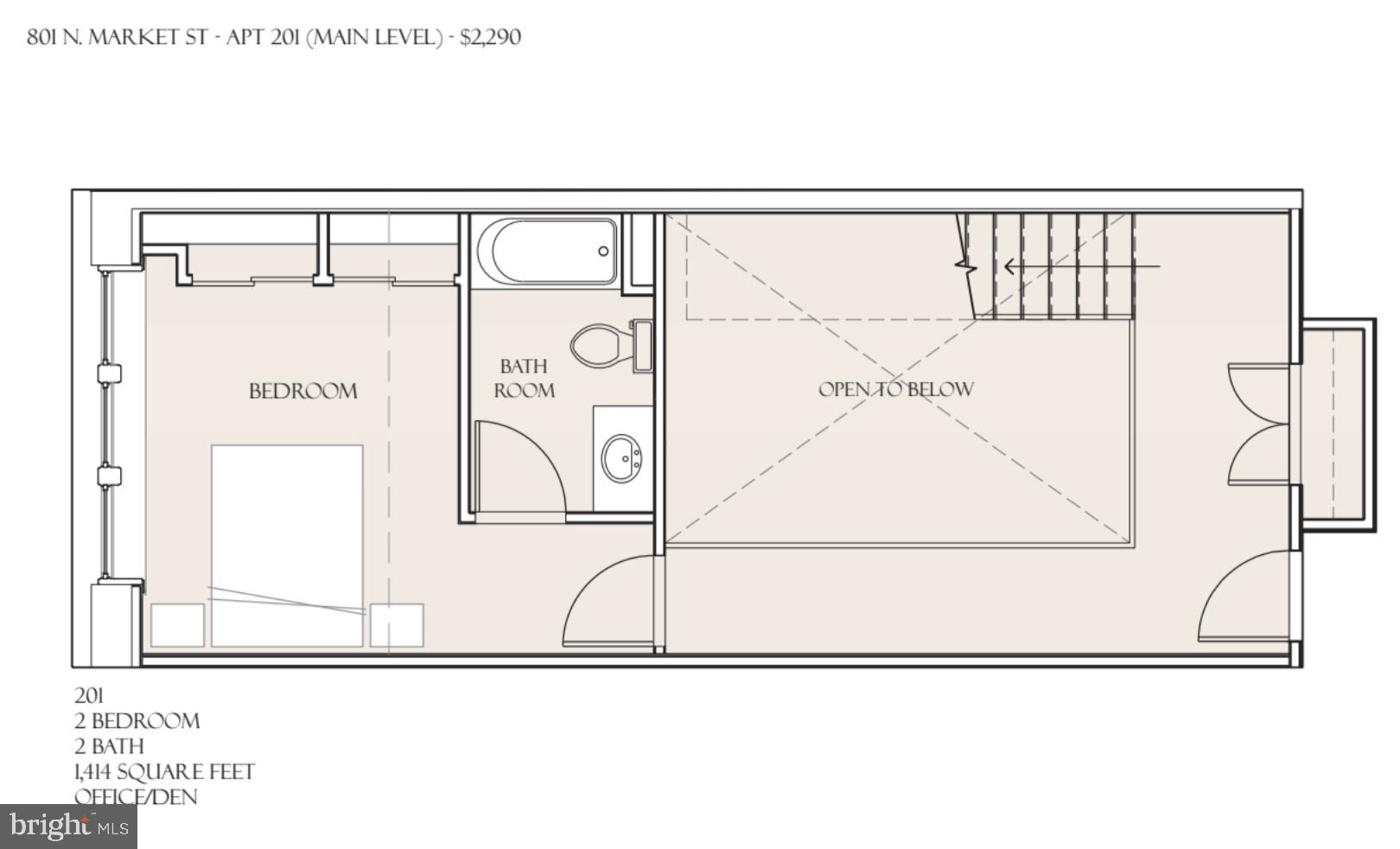 801 N Market St #201