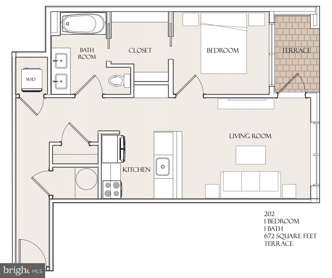 15 W Girard #202