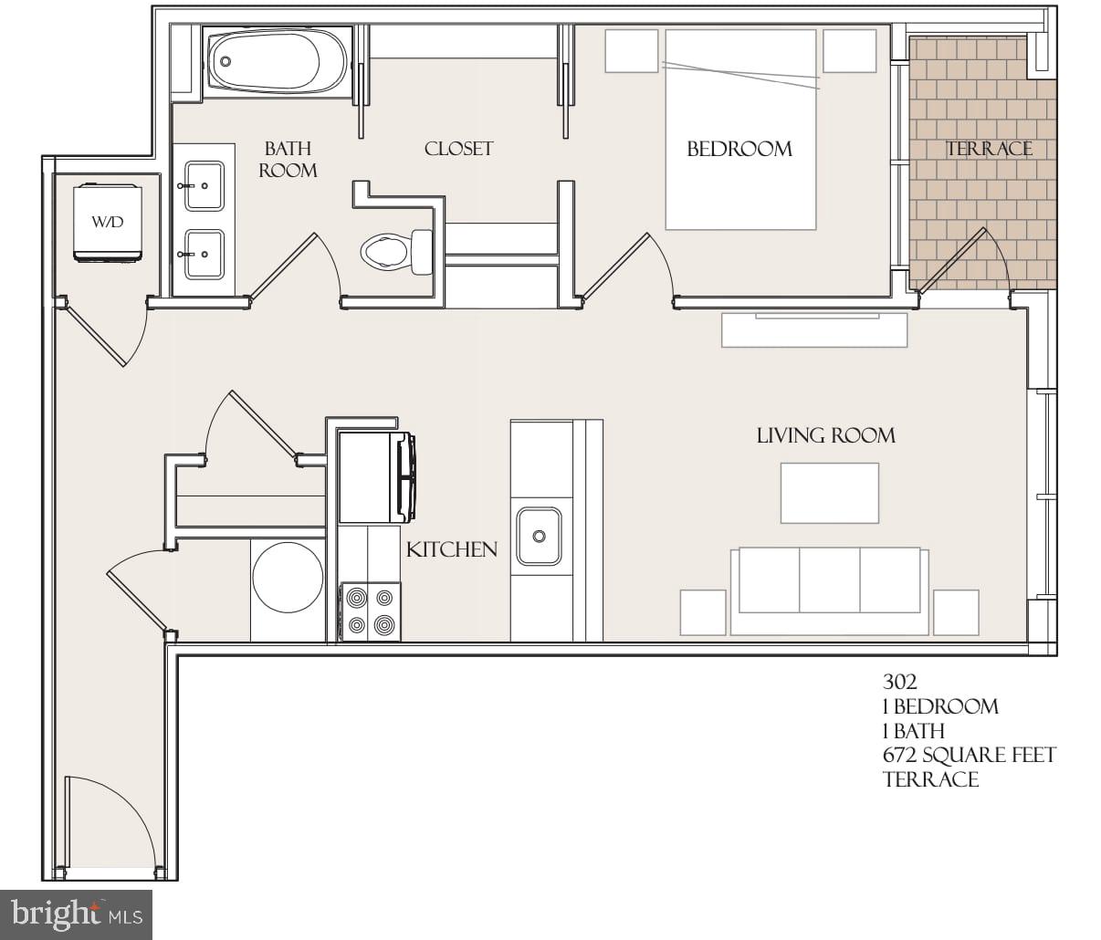 15 W Girard #302