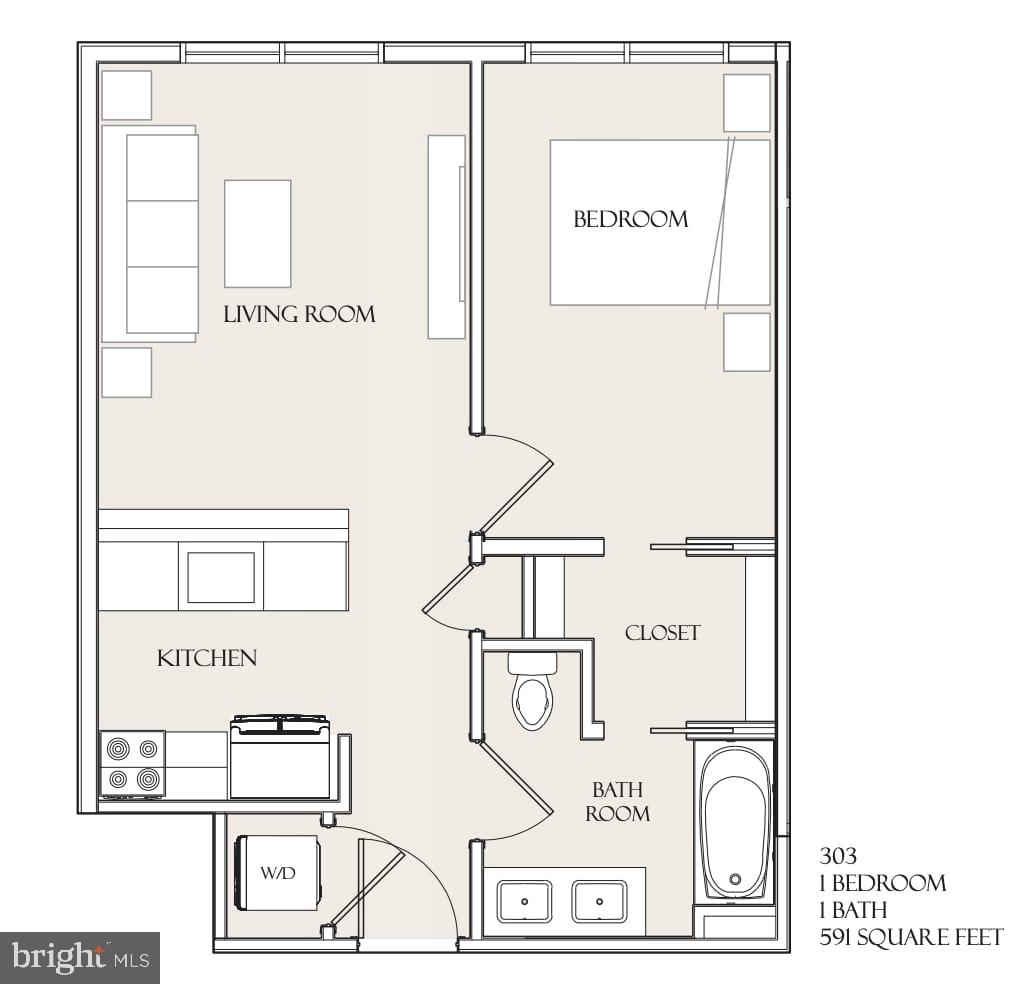 15 W Girard #303