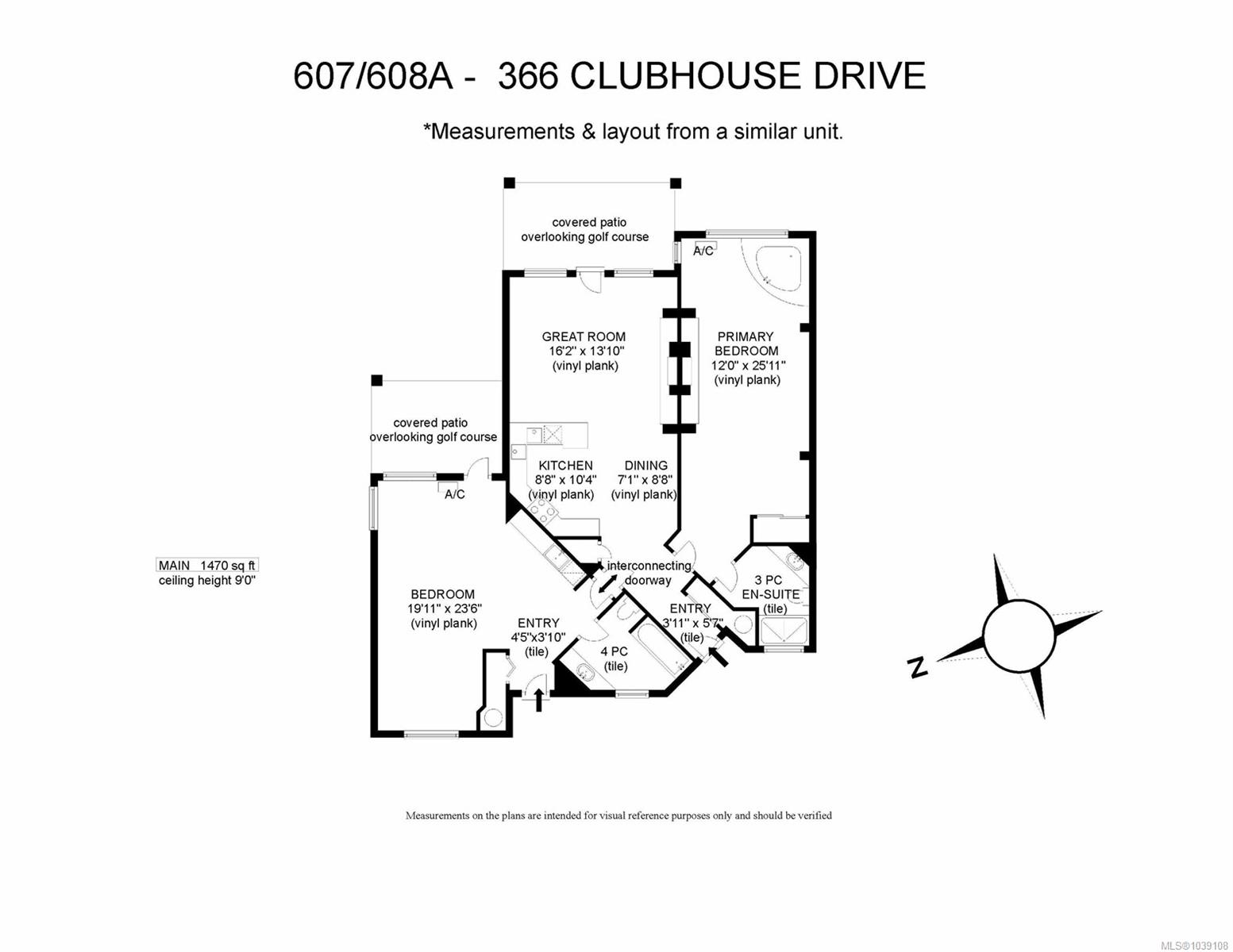 366 Clubhouse Dr #607/608A