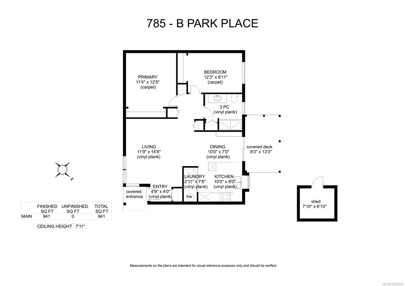 785 Park Pl #B