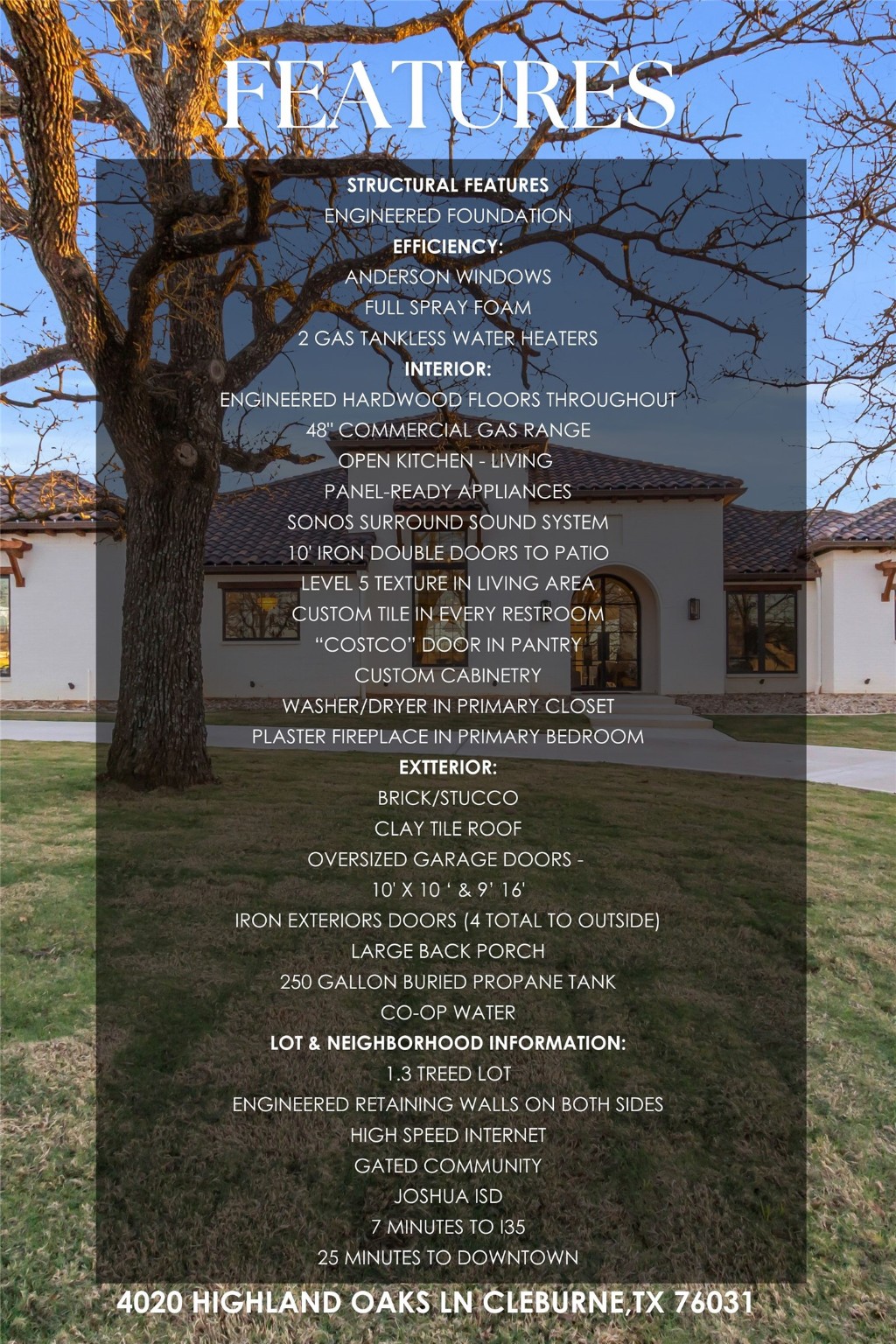 4020 Highland Oaks Lane