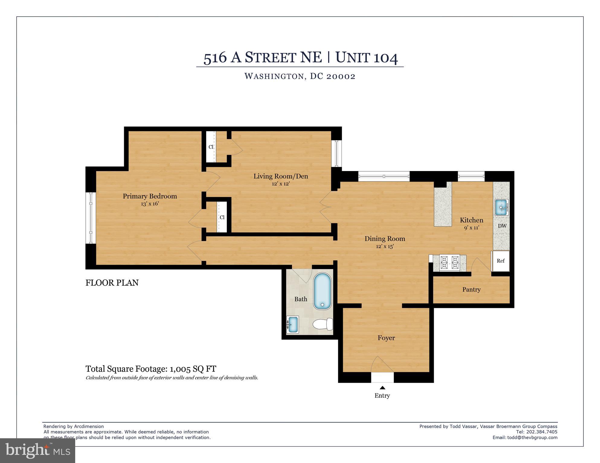 516 A Street NE Unit: 104