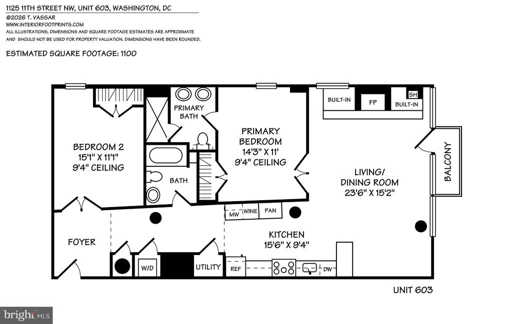 1125 11TH STREET NW Unit: 603