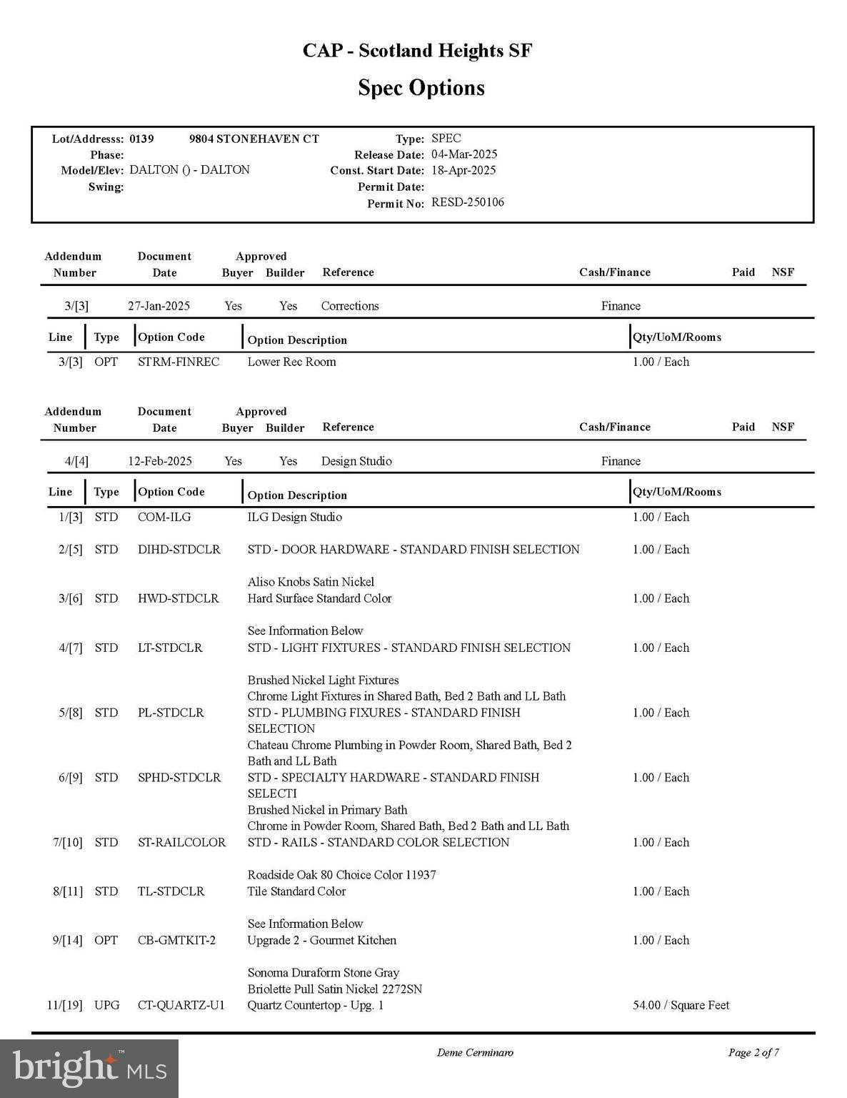 LOT 139 STONEHAVEN COURT