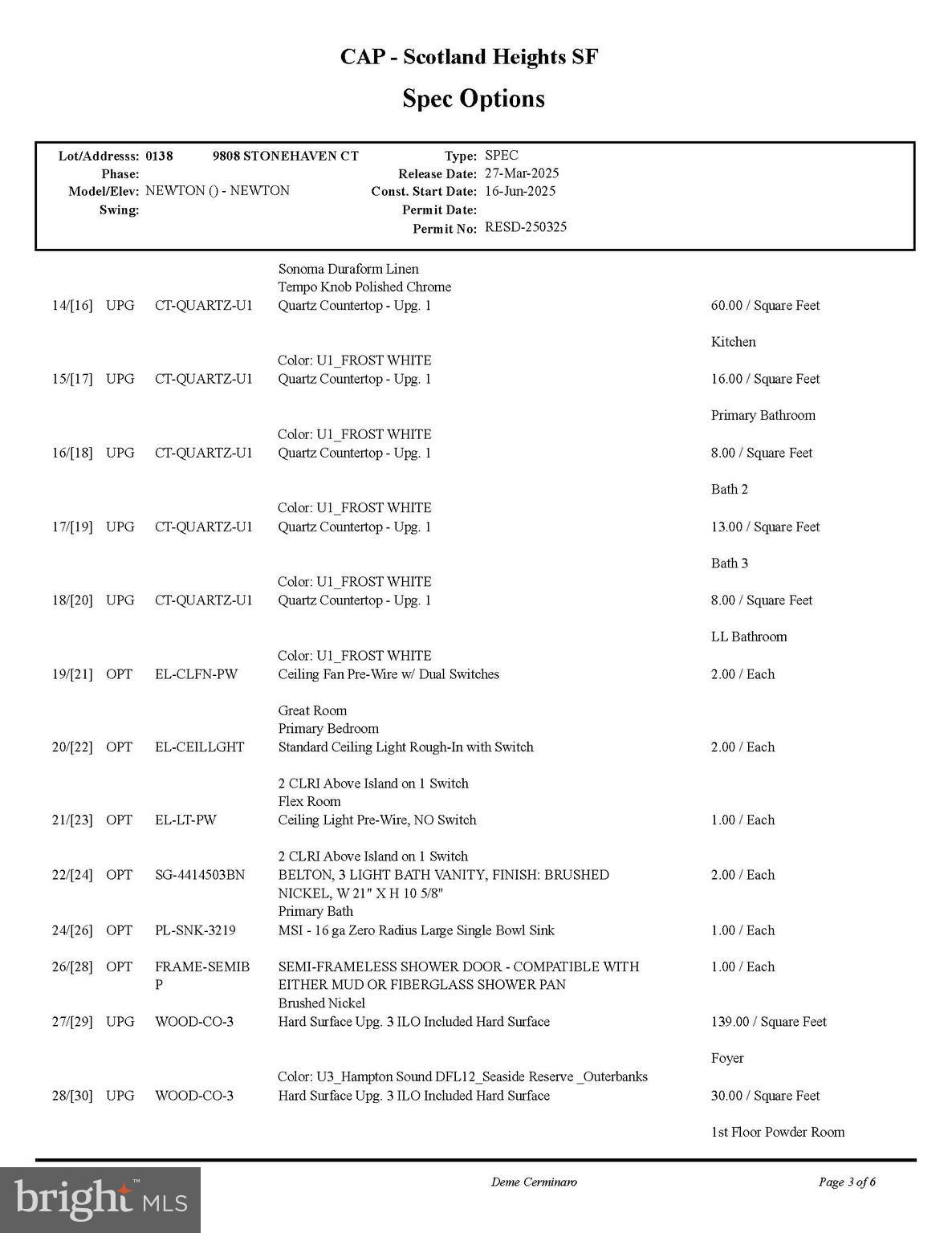 LOT 138 STONEHAVEN COURT