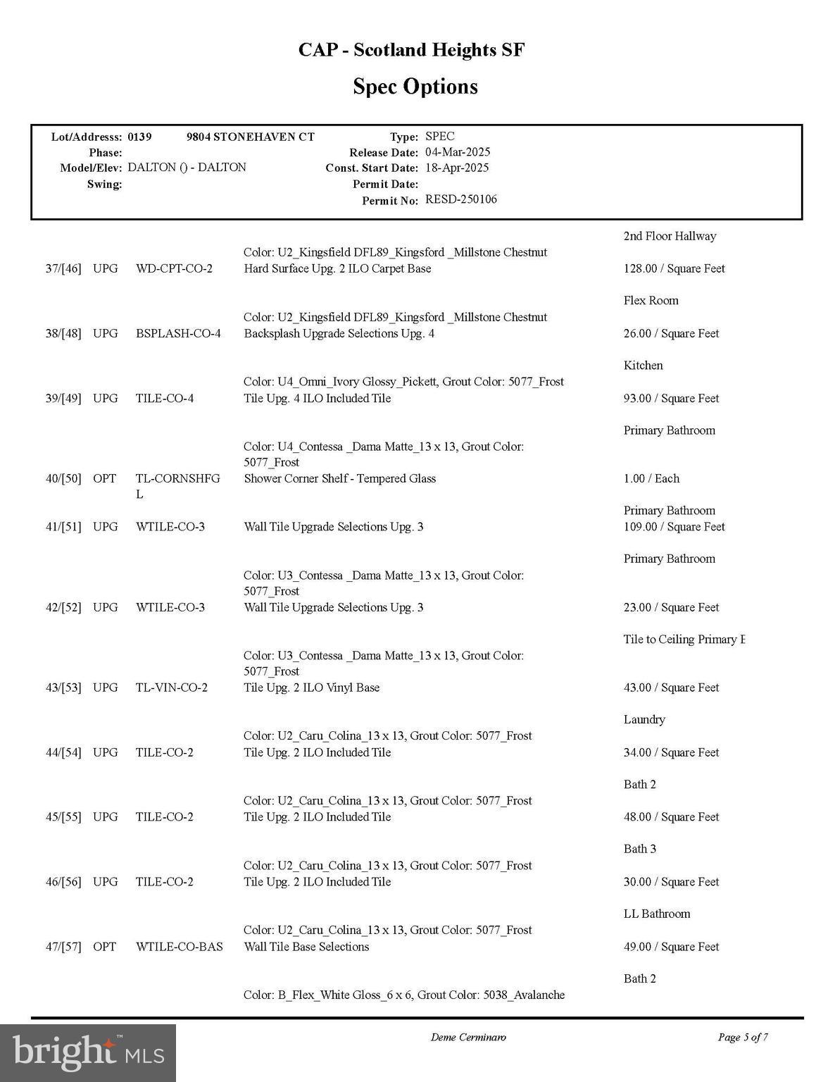 9804 STONEHAVEN COURT
