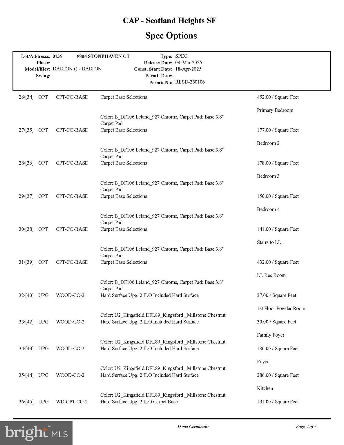 9804 STONEHAVEN COURT