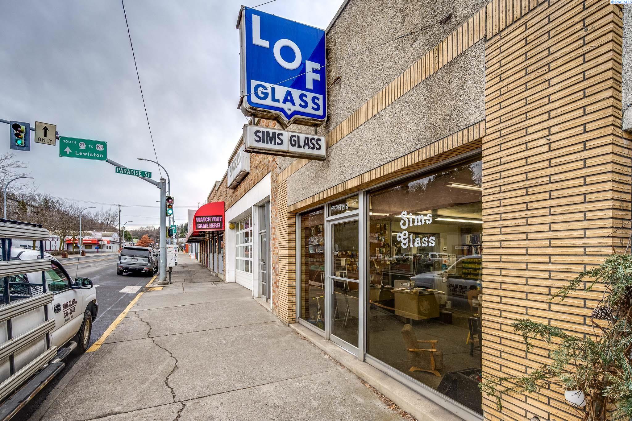 195 S Grand Ave Unit: Sim's Glass Longtime Pullman Business & Location