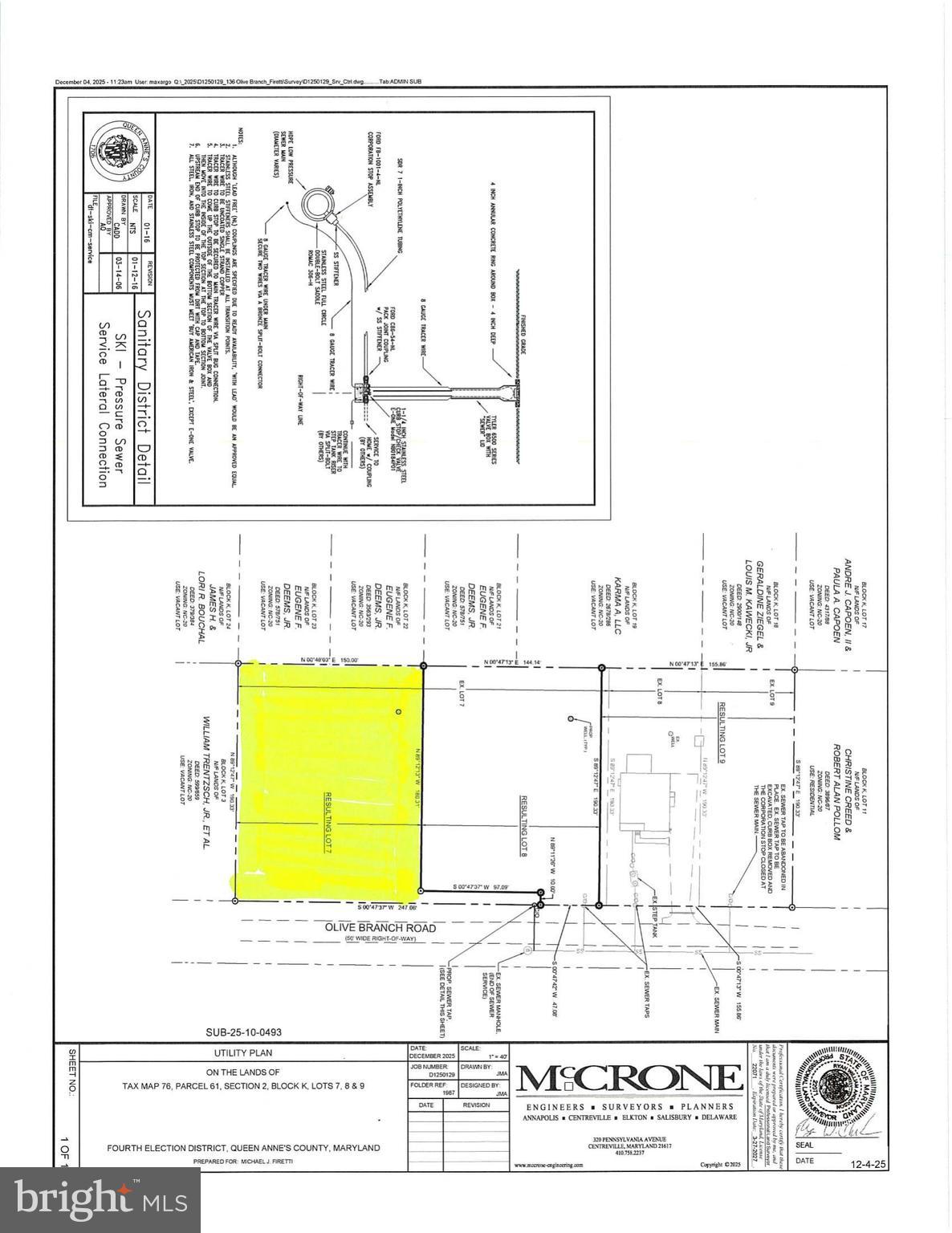 KENT ISLAND LAND FOR SALE | 138 OLIVE BRANCH ROAD