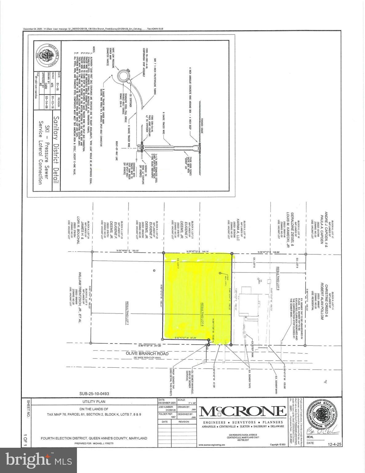 KENT ISLAND LAND FOR SALE | 138 OLIVE BRANCH ROAD
