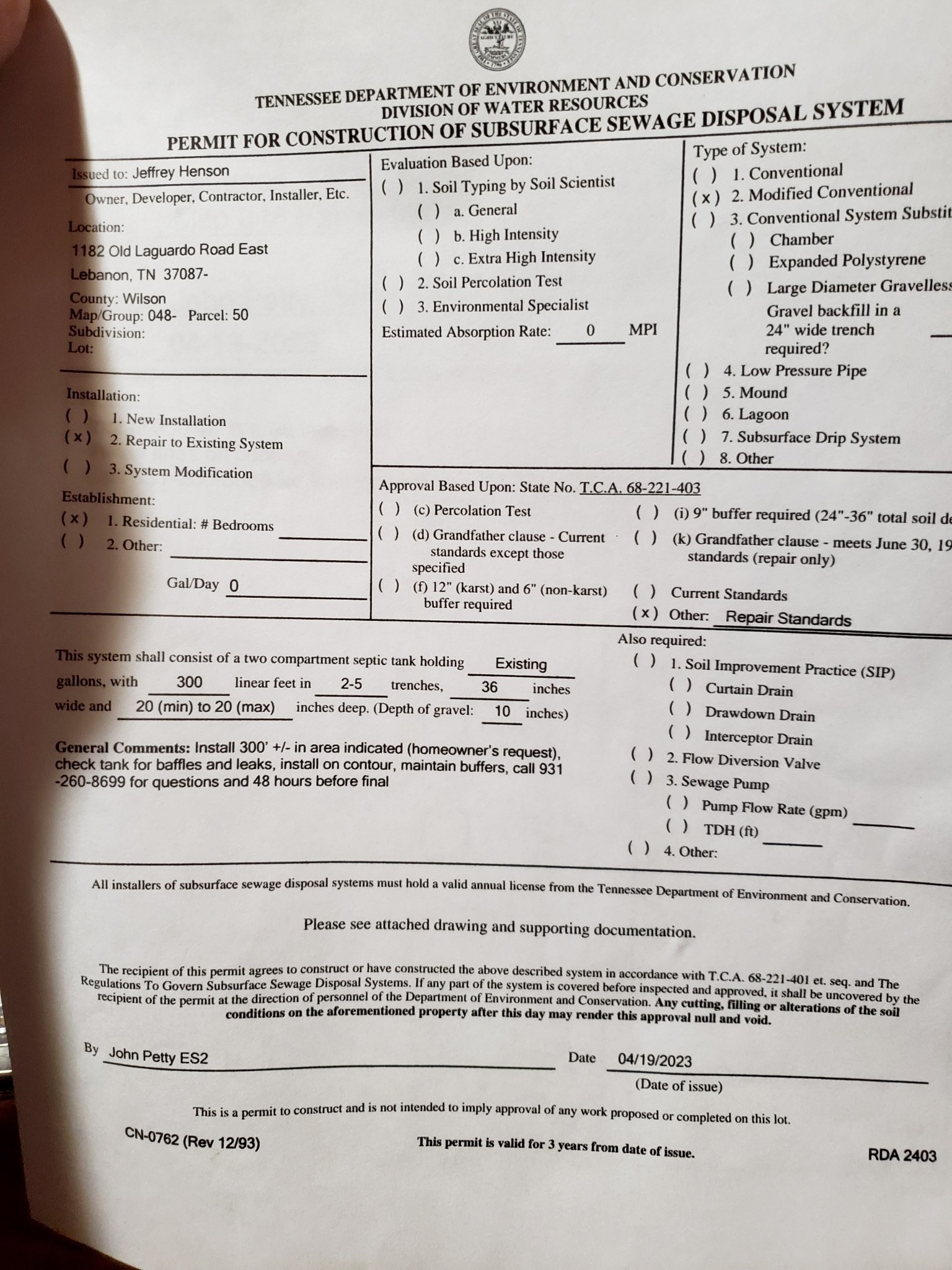 1182 Old Laguardo Rd, E