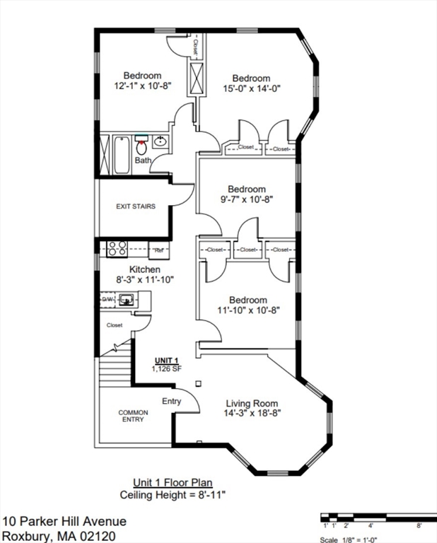 10 Parker Hill Av # 1