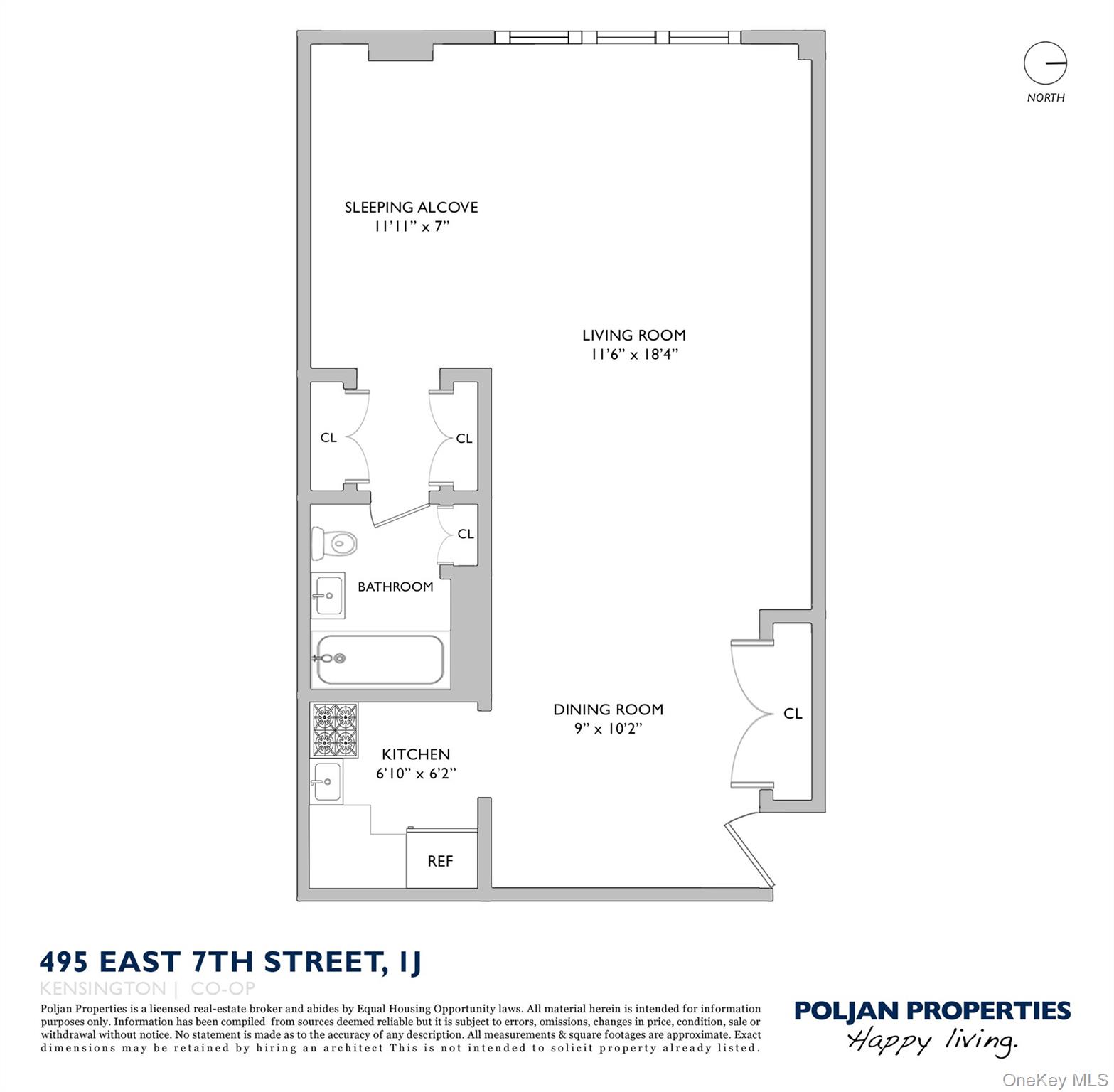 495 E 7th Street Unit: 1J