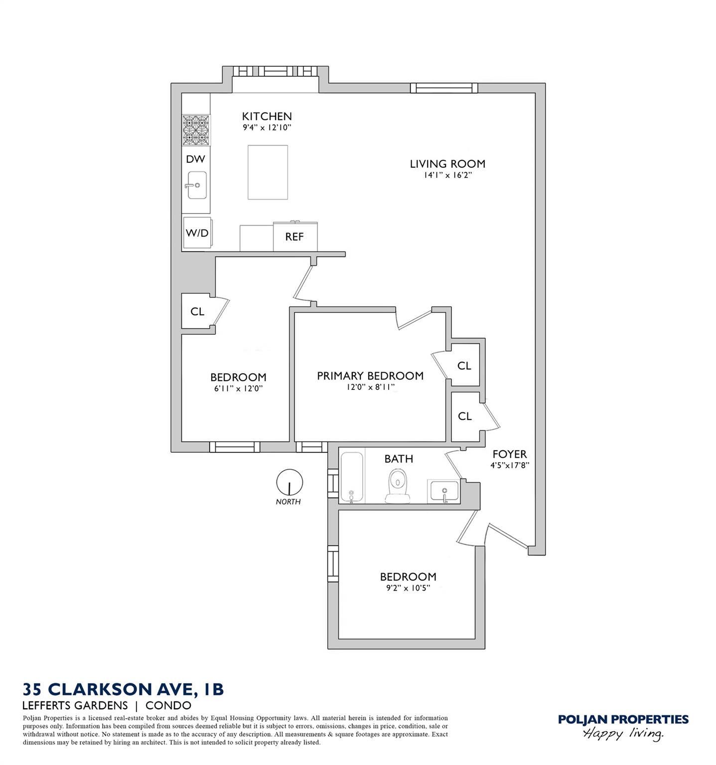 35 Clarkson Avenue Unit: 1B