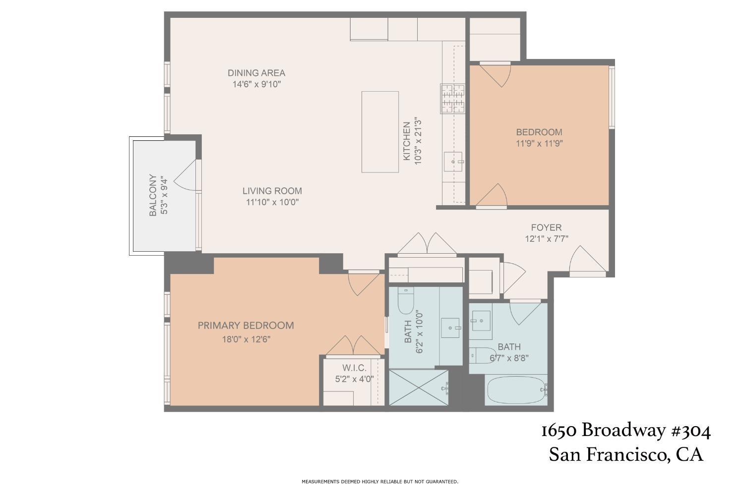 1650 Broadway Street # 304