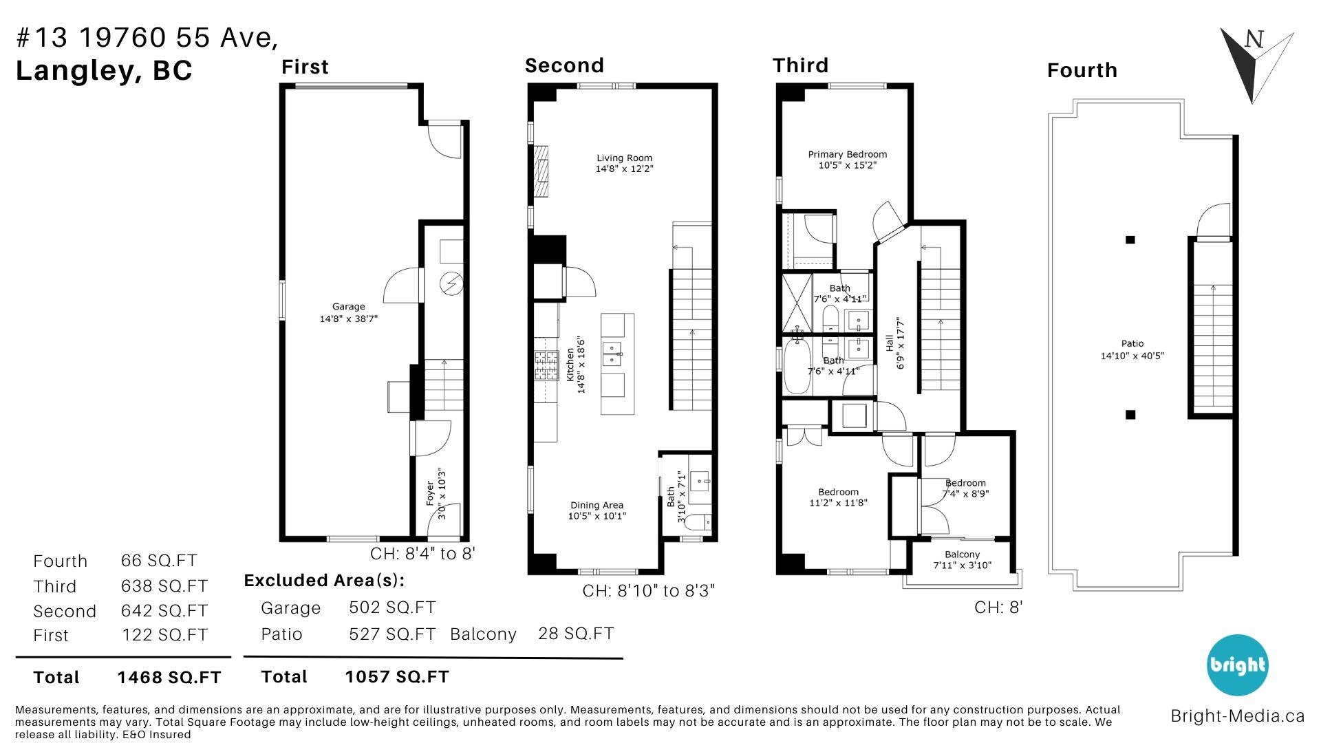 19760 55 AVENUE Unit: 13