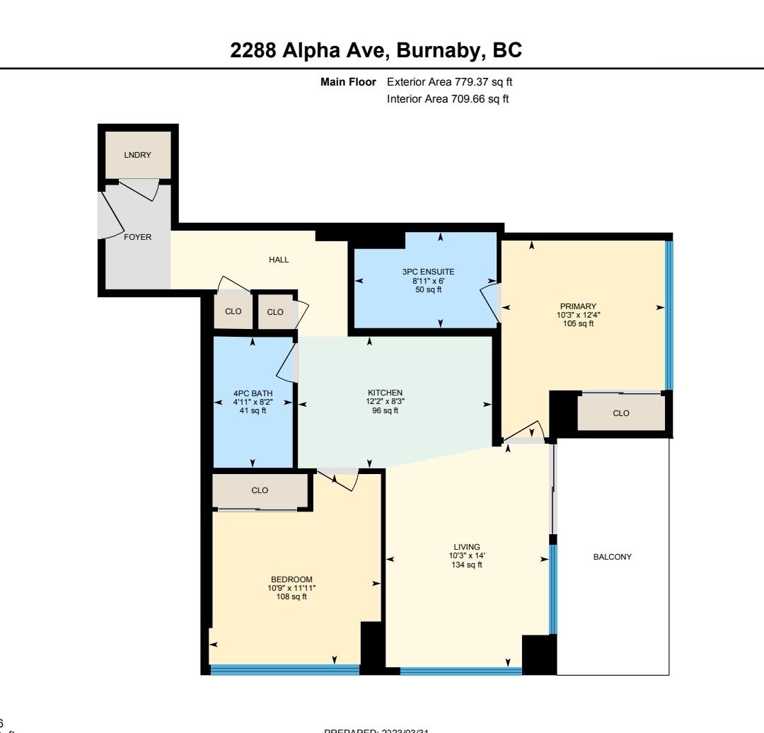 903 2288 ALPHA AVENUE Unit: 903