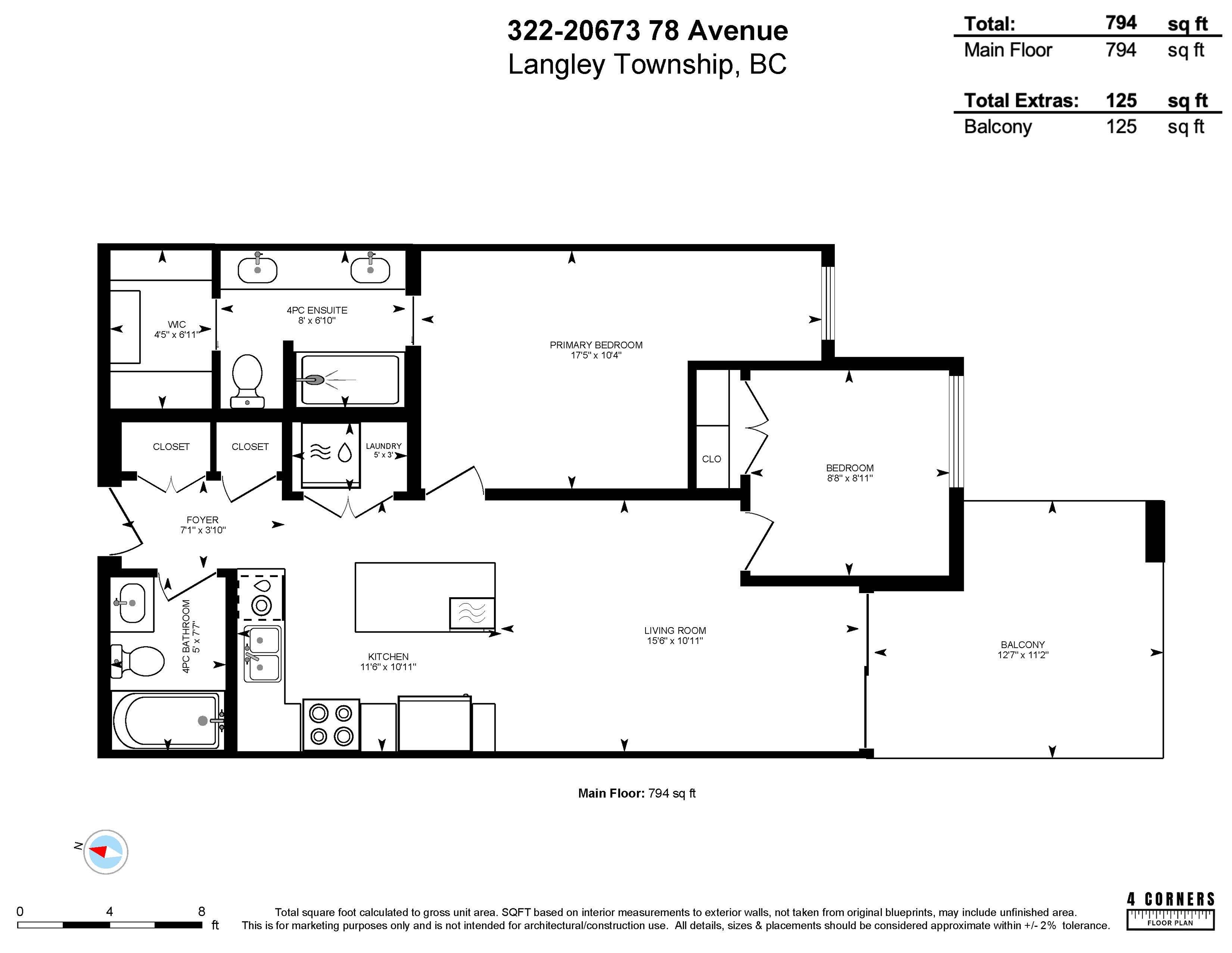 322 20673 78 AVENUE Unit: 322