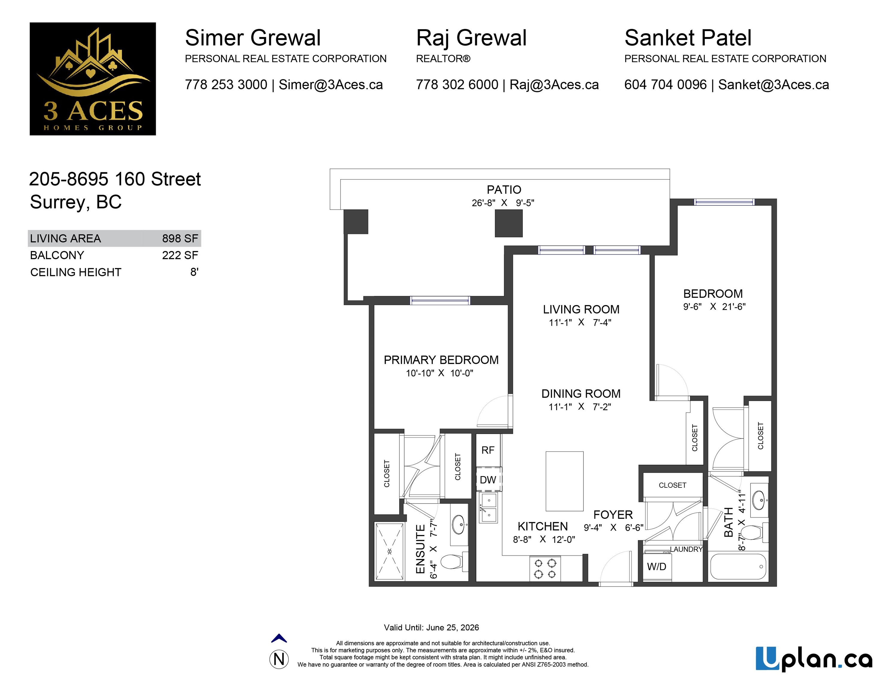 205 8695 160 STREET Unit: 205