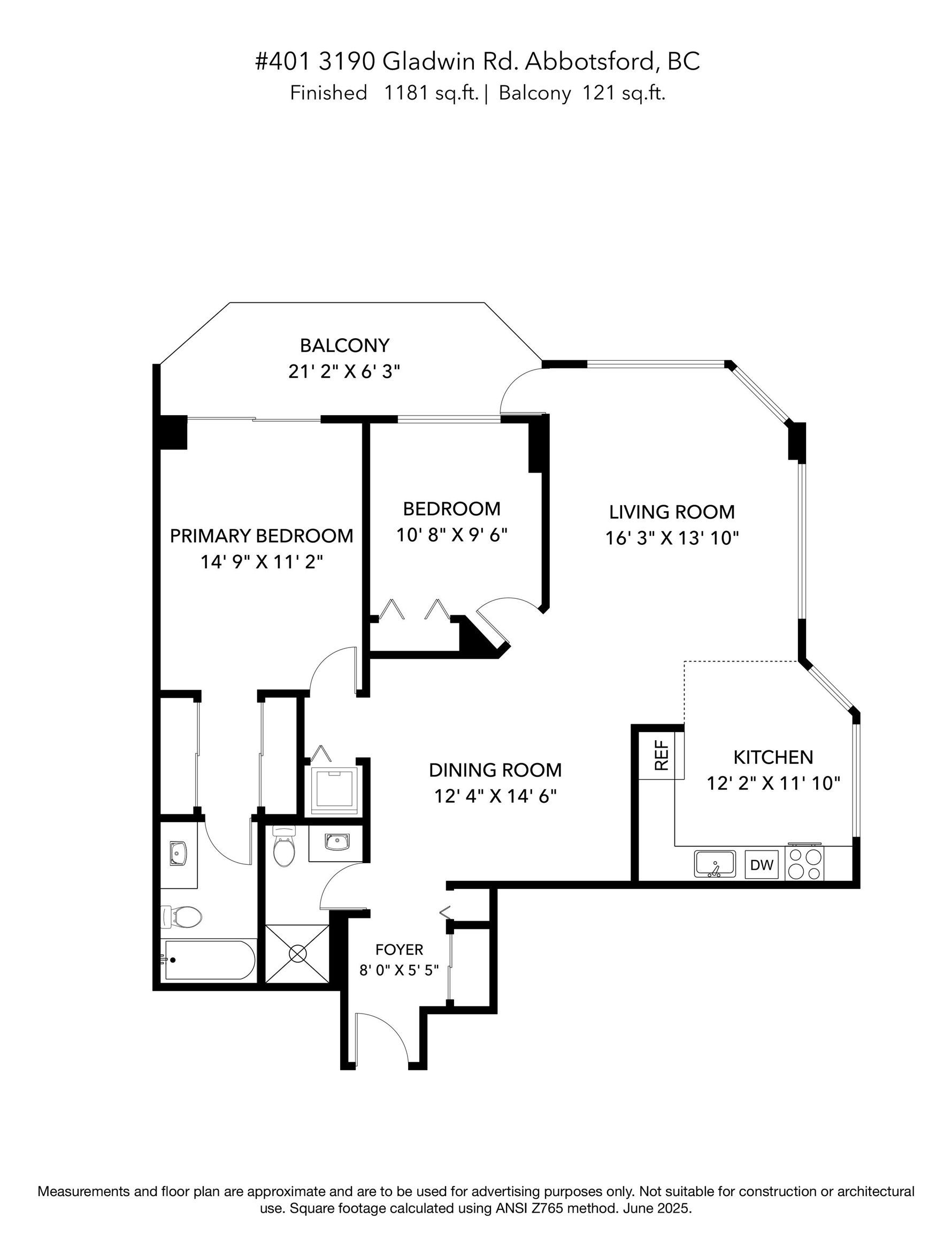 401 3190 GLADWIN ROAD Unit: 401