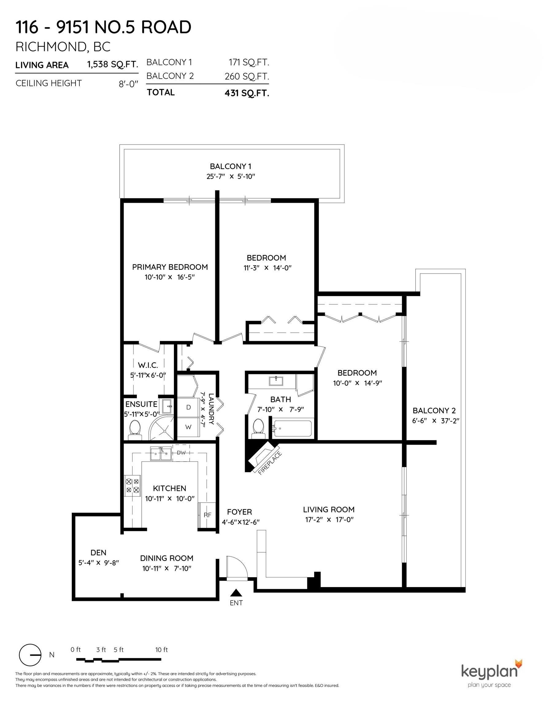 116 9151 NO. 5 ROAD Unit: 116