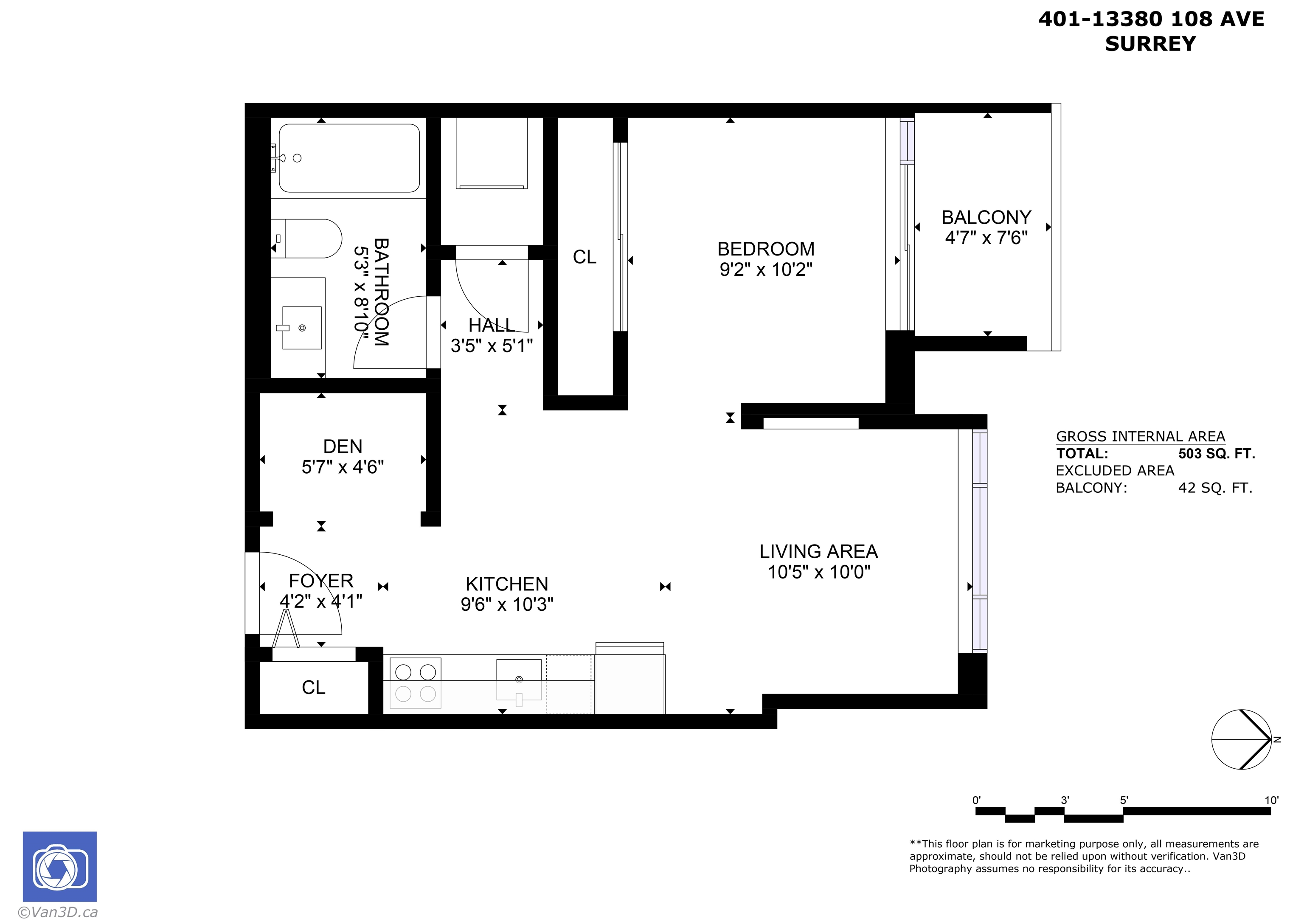 401 13380 108 AVENUE Unit: 401