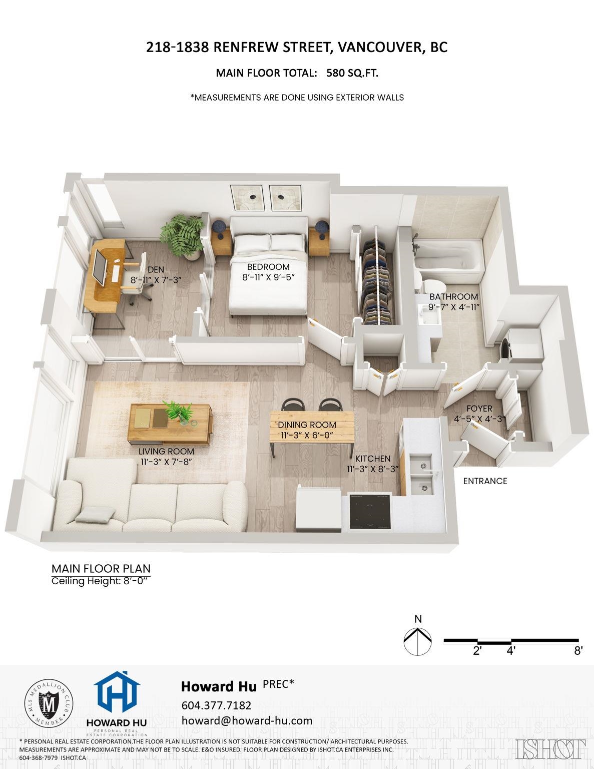 218 1838 RENFREW STREET Unit: 218