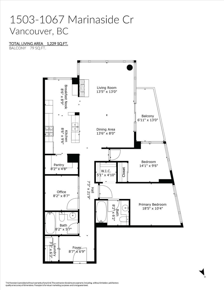 1503 1067 MARINASIDE CRESCENT Unit: 1503