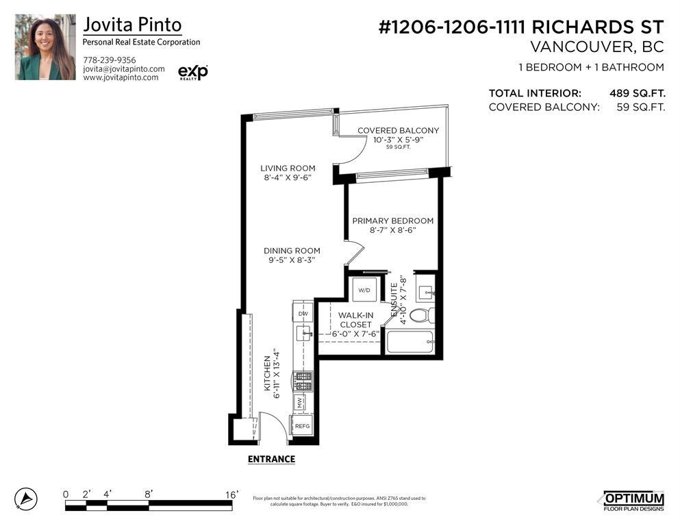 1206 1111 RICHARDS STREET Unit: 1206