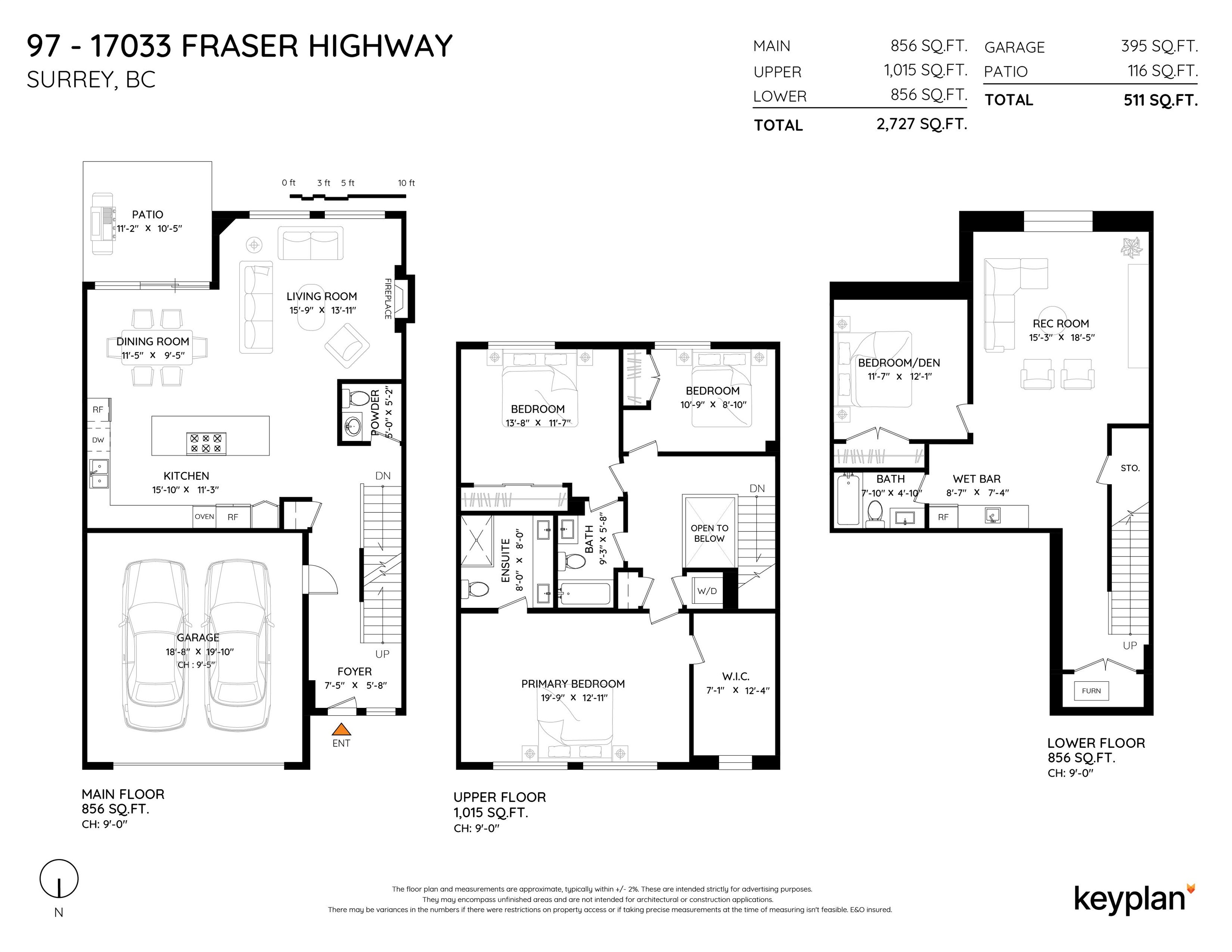 97 17033 FRASER HIGHWAY Unit: 97