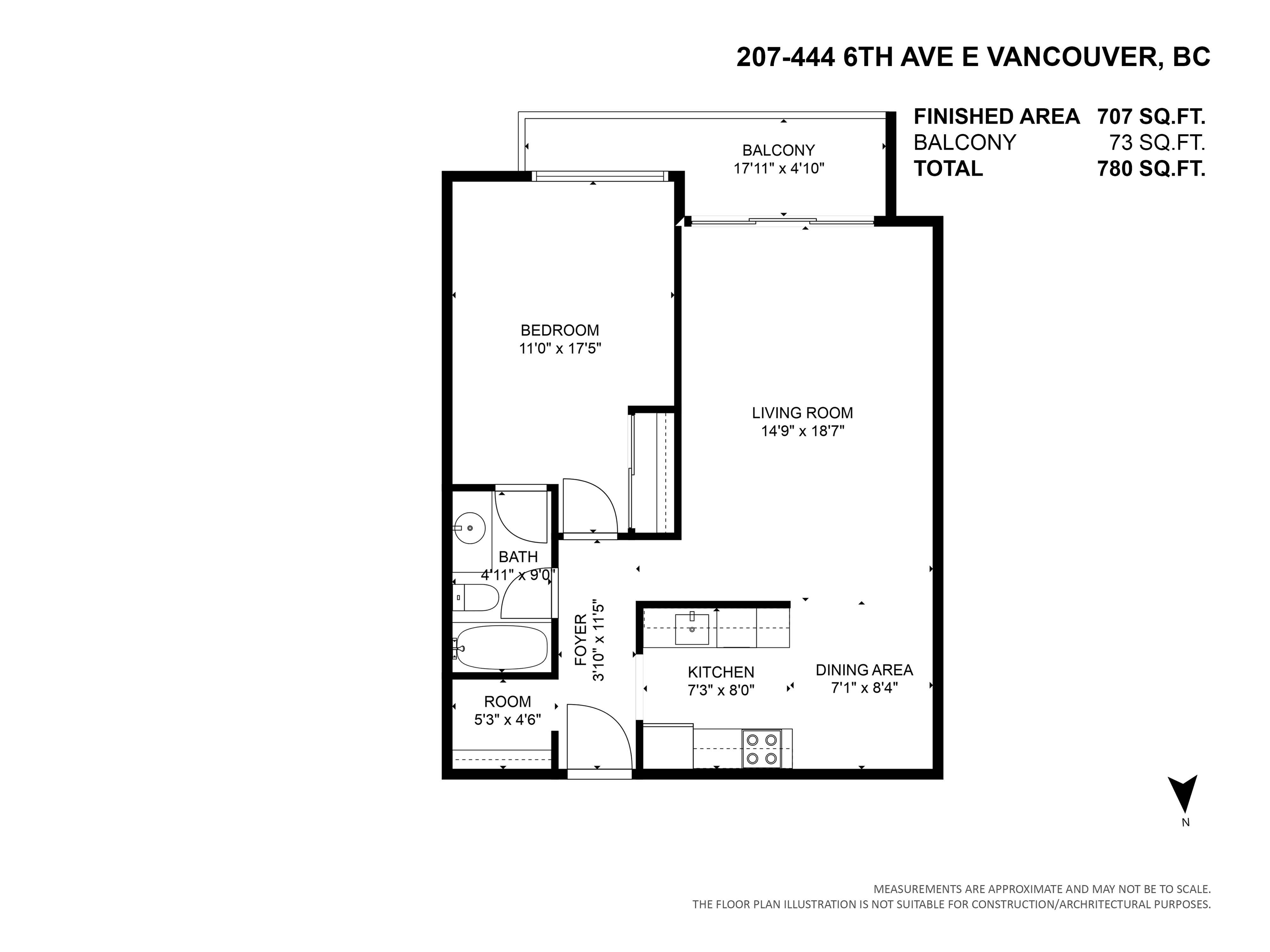 207 444 E 6TH AVENUE Unit: 207