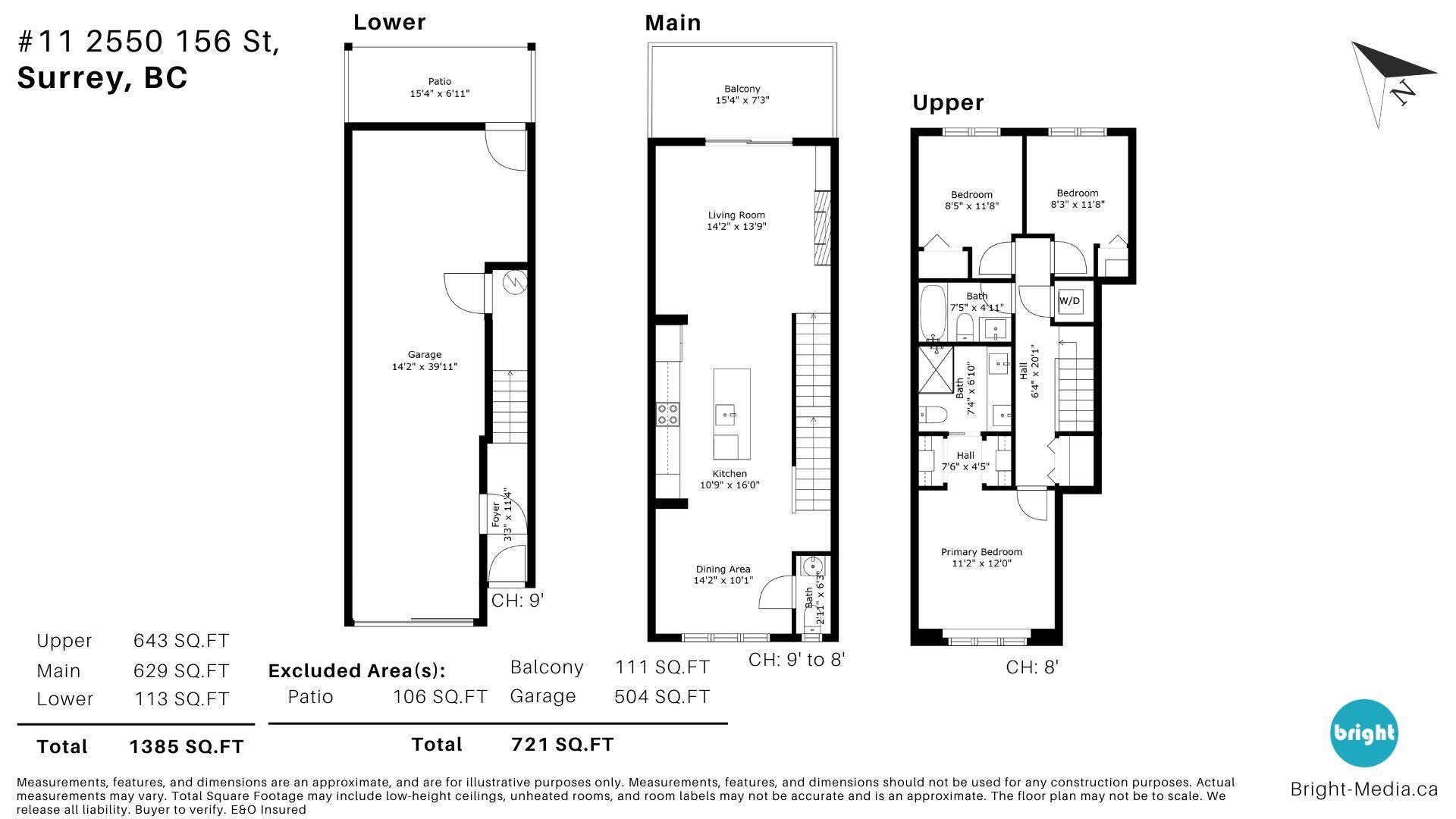 11 2550 156 STREET Unit: 11