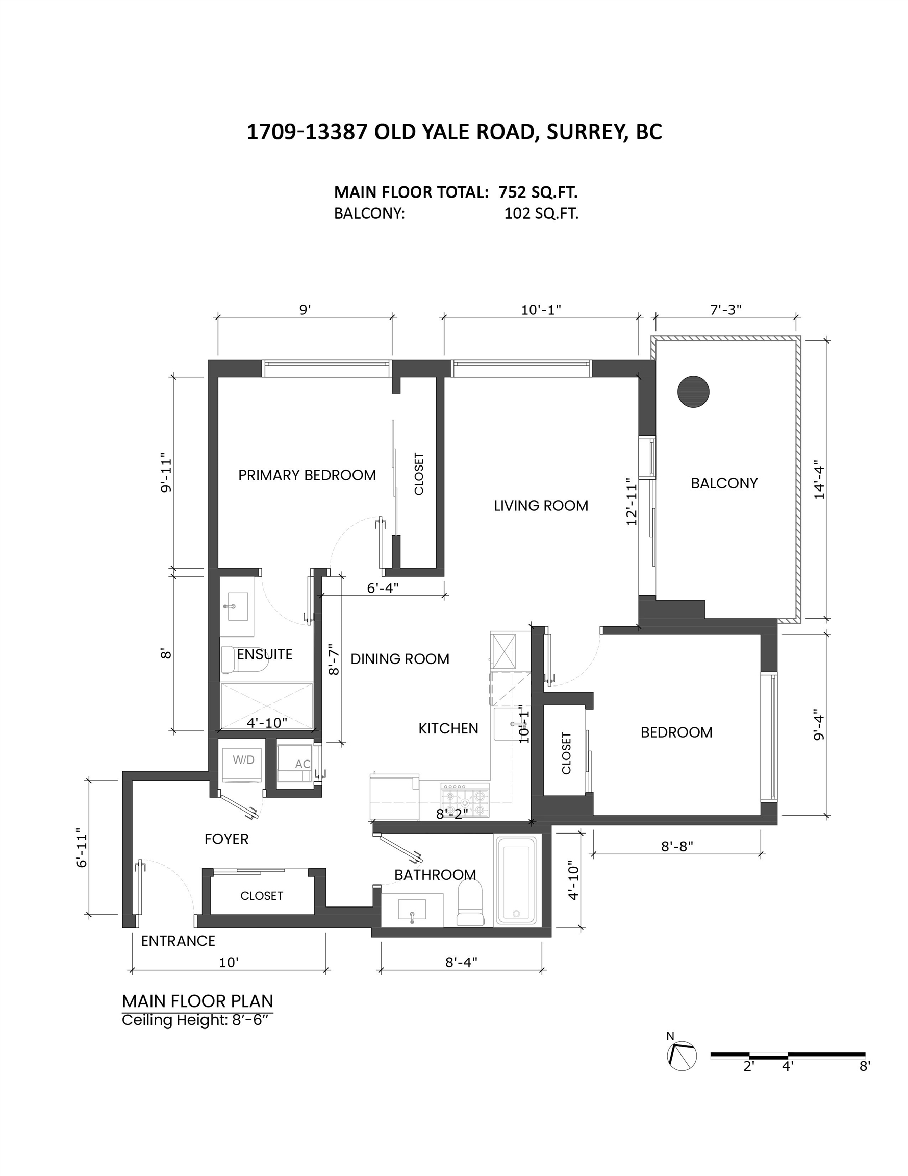 1709 13387 OLD YALE ROAD Unit: 1709
