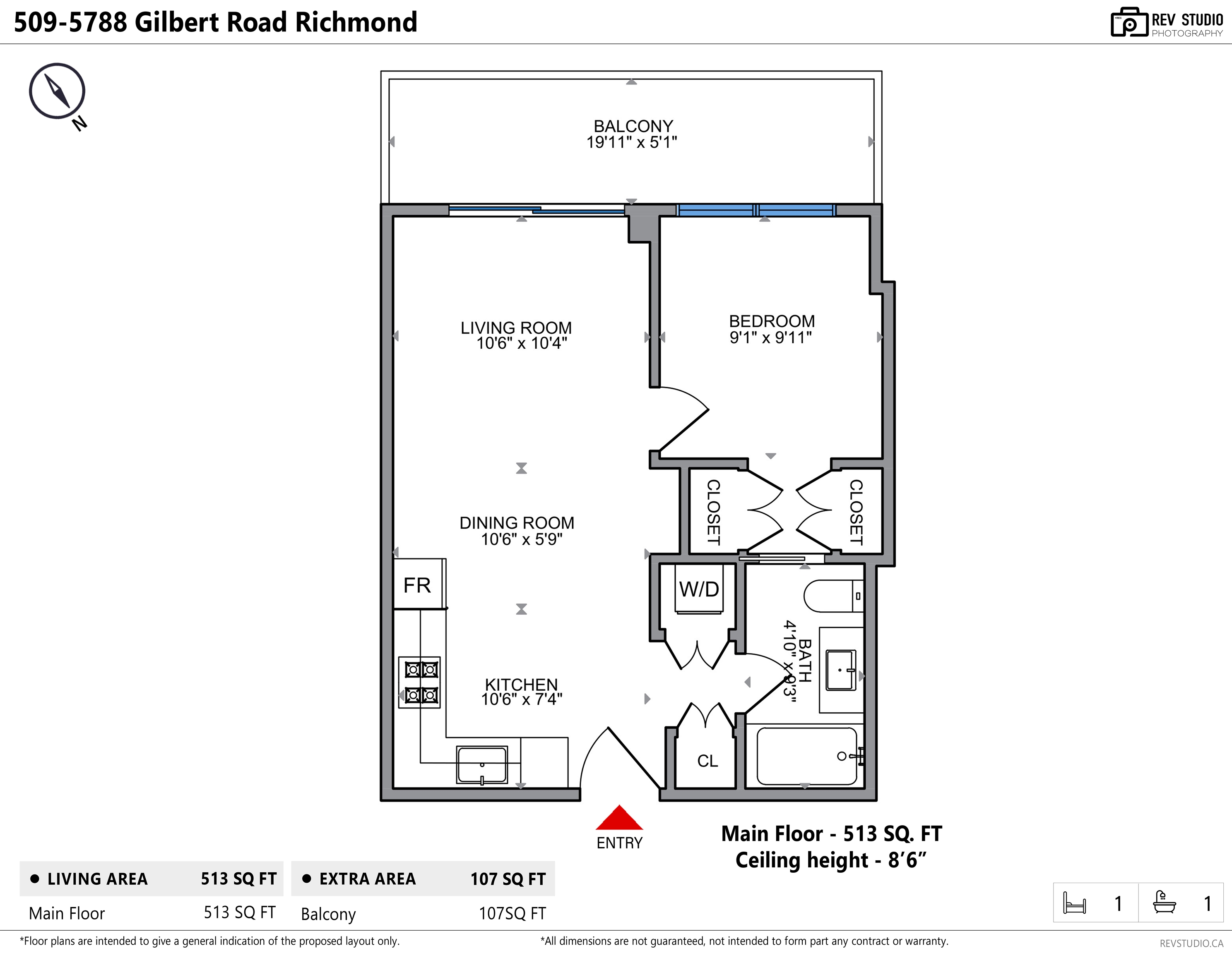 509 5788 GILBERT ROAD Unit: 509