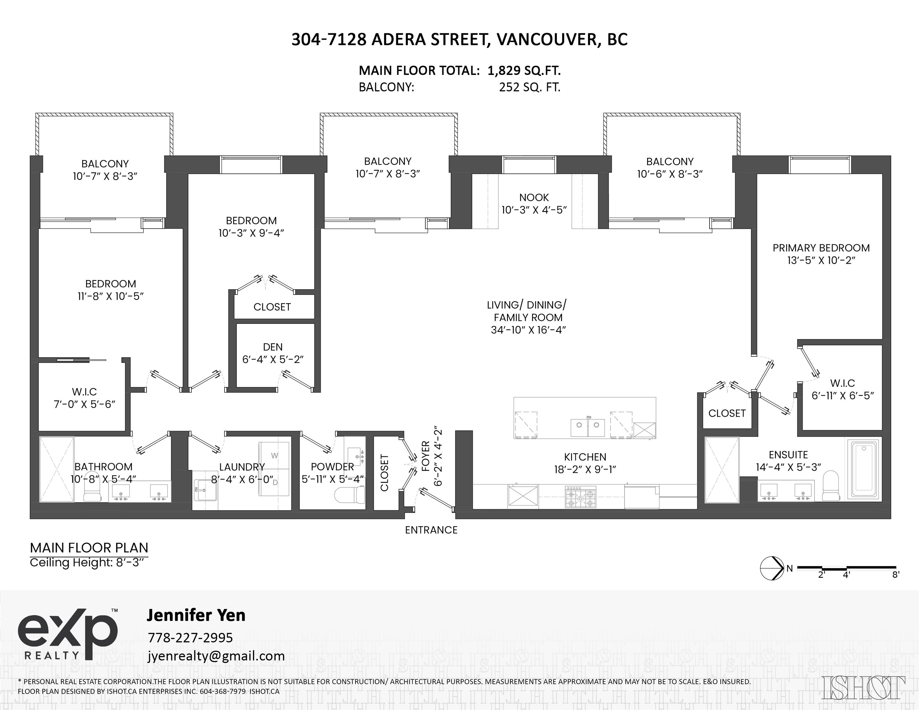 304 7128 ADERA STREET Unit: 304
