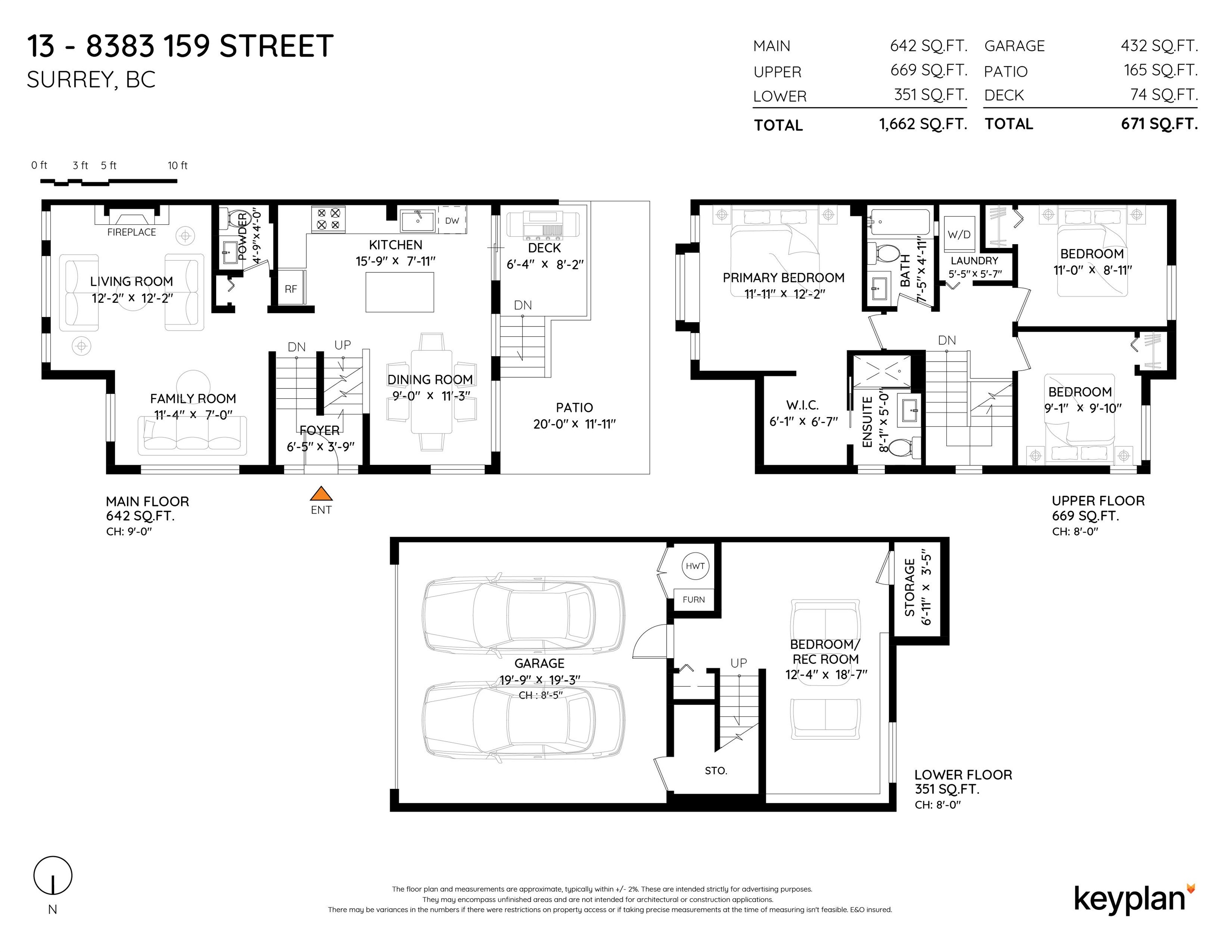 13 8383 159 STREET Unit: 13