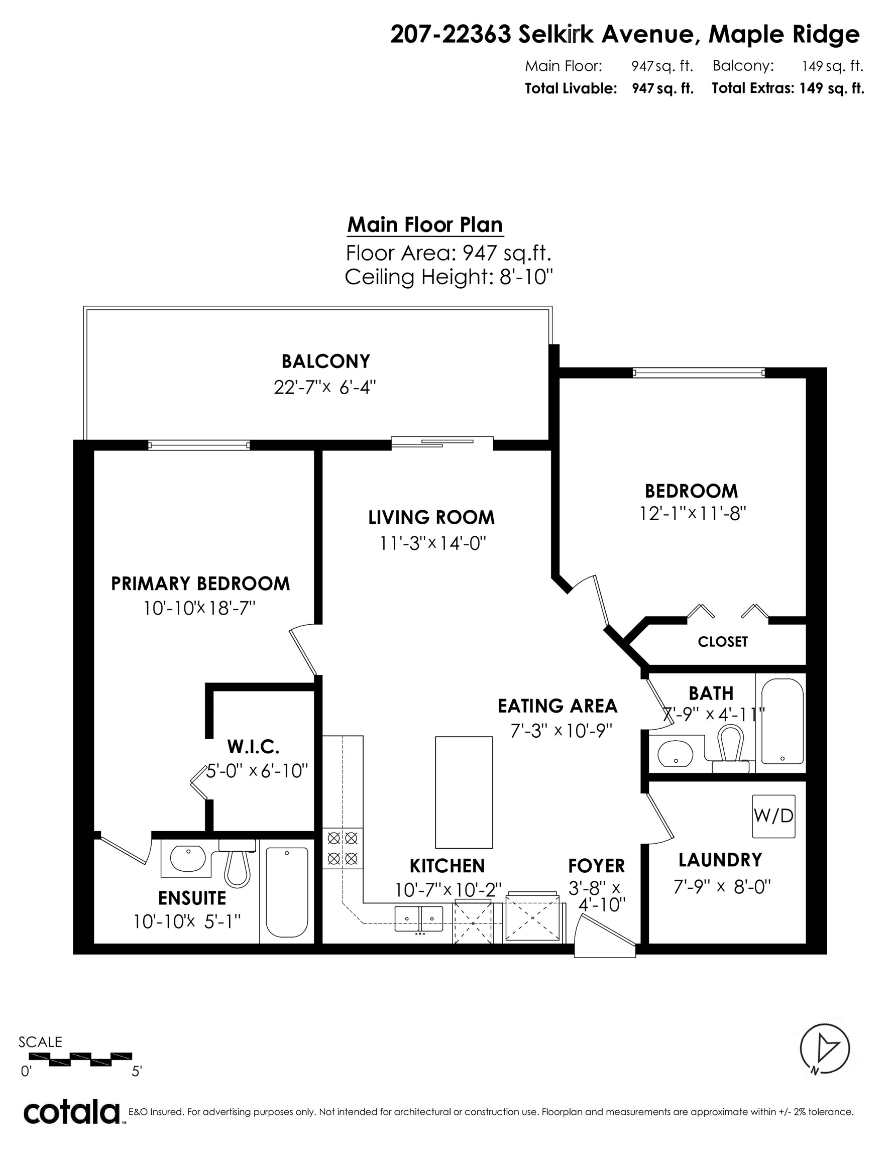 207 22363 SELKIRK AVENUE Unit: 207