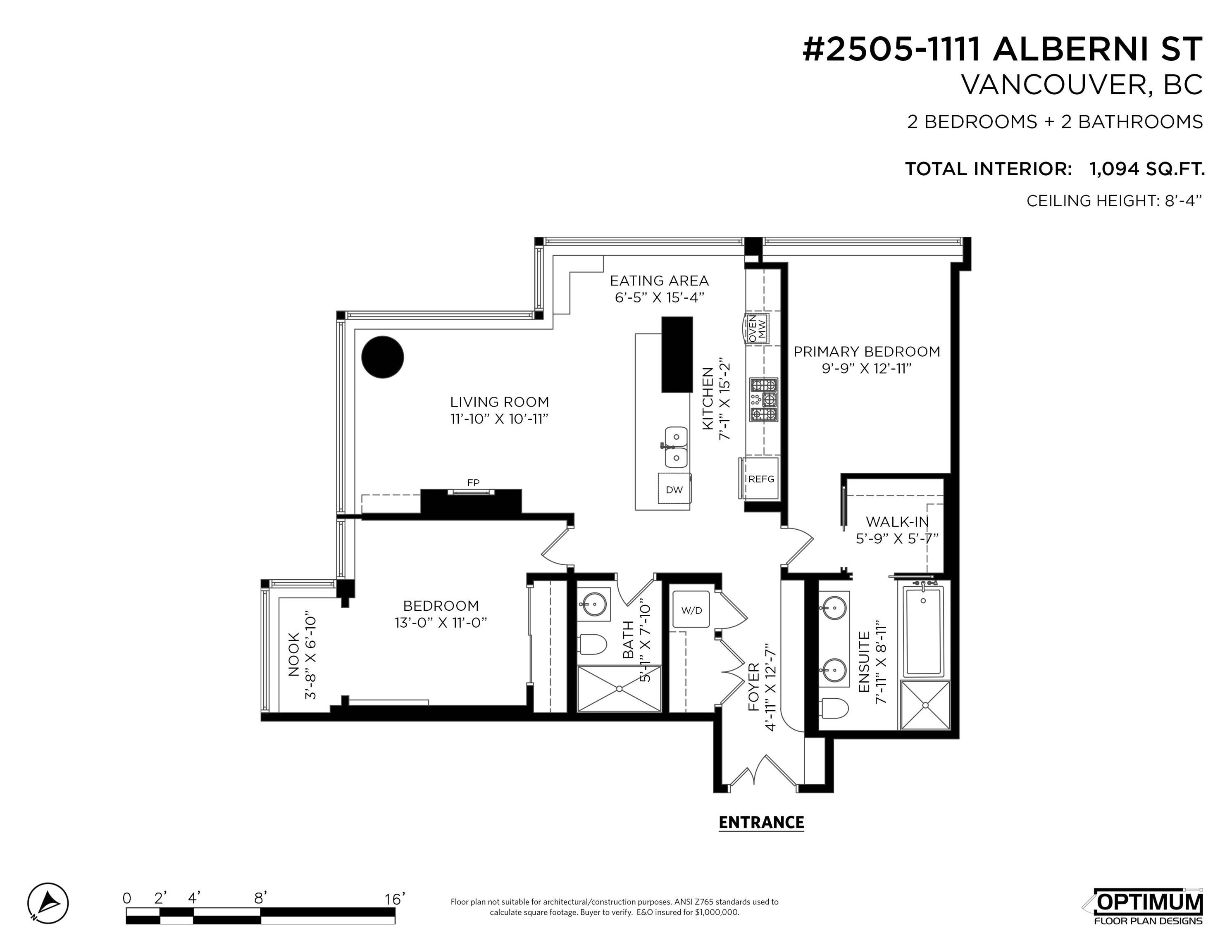 2505 1111 1111 ALBERNI STREET Unit: 2505
