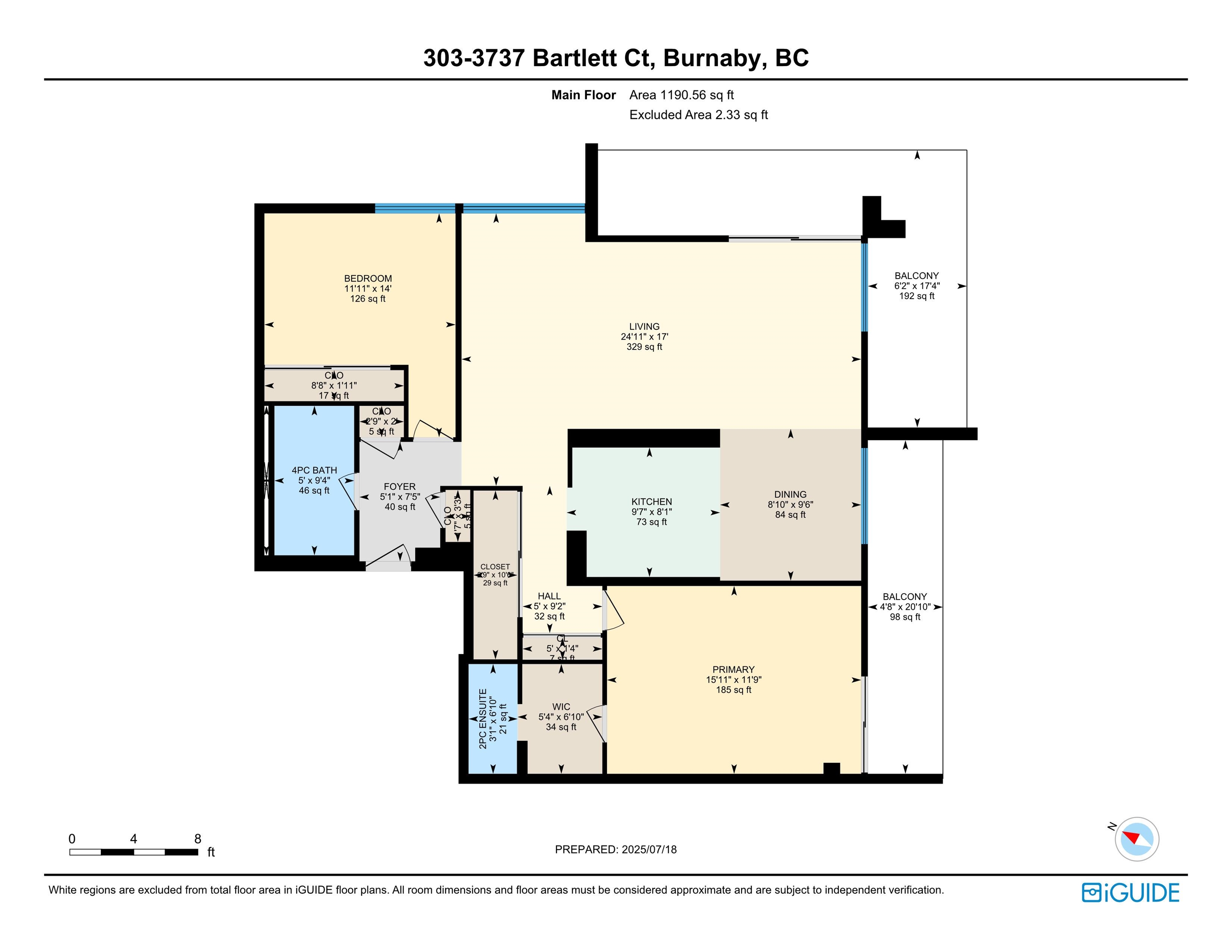 303 3737 BARTLETT COURT Unit: 303