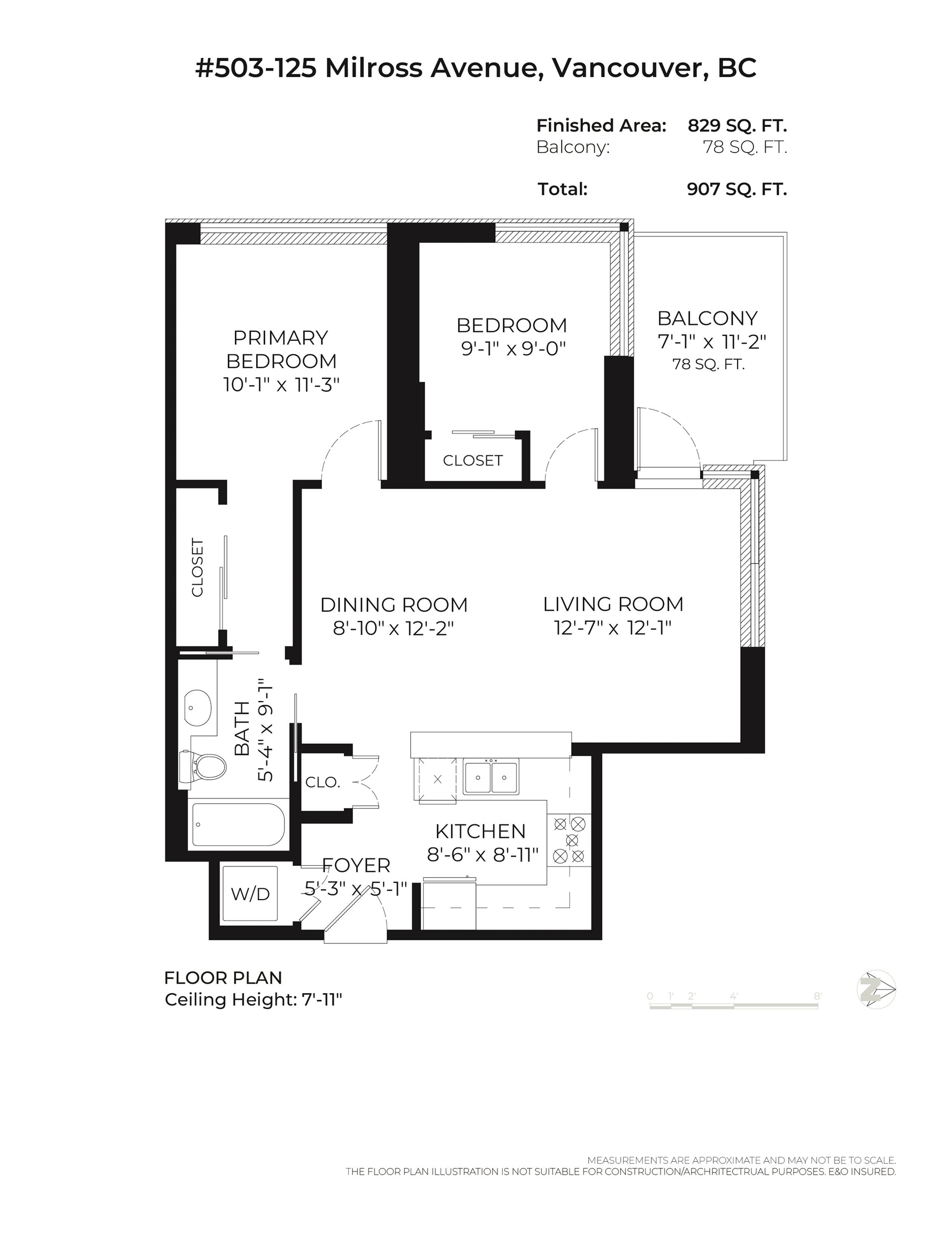 503 125 MILROSS AVENUE Unit: 503