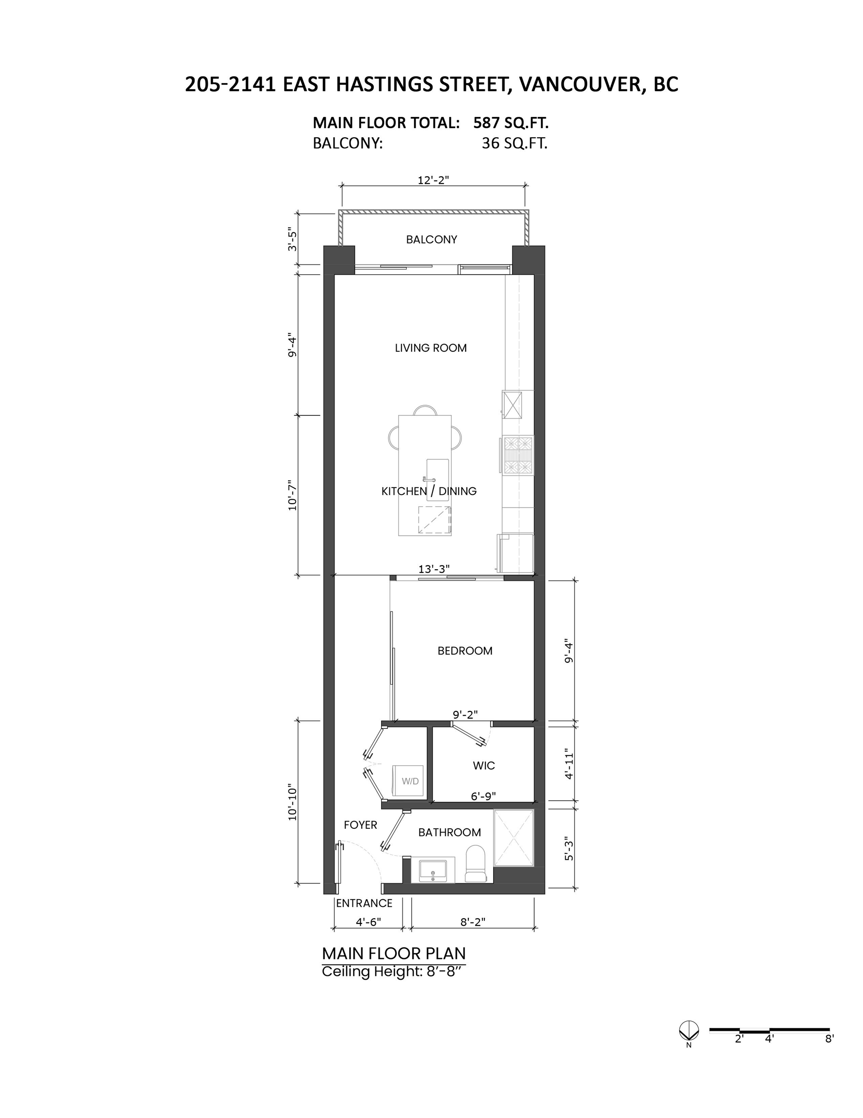 205 2141 E HASTINGS STREET Unit: 205