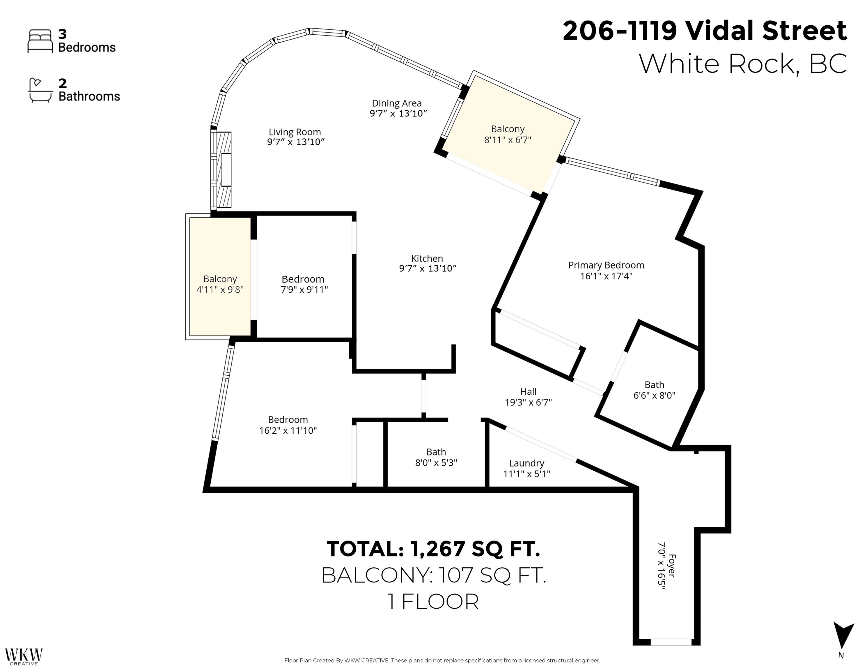 206 1119 VIDAL STREET Unit: 206