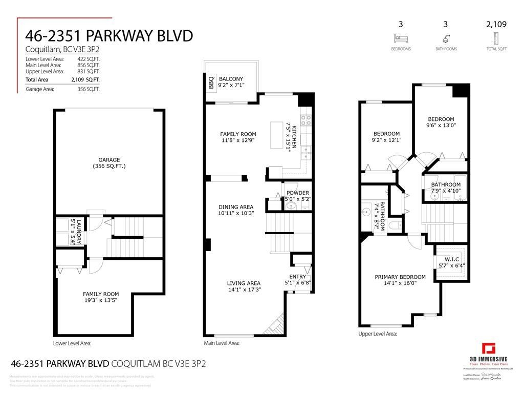 46 2351 PARKWAY BOULEVARD Unit: 46